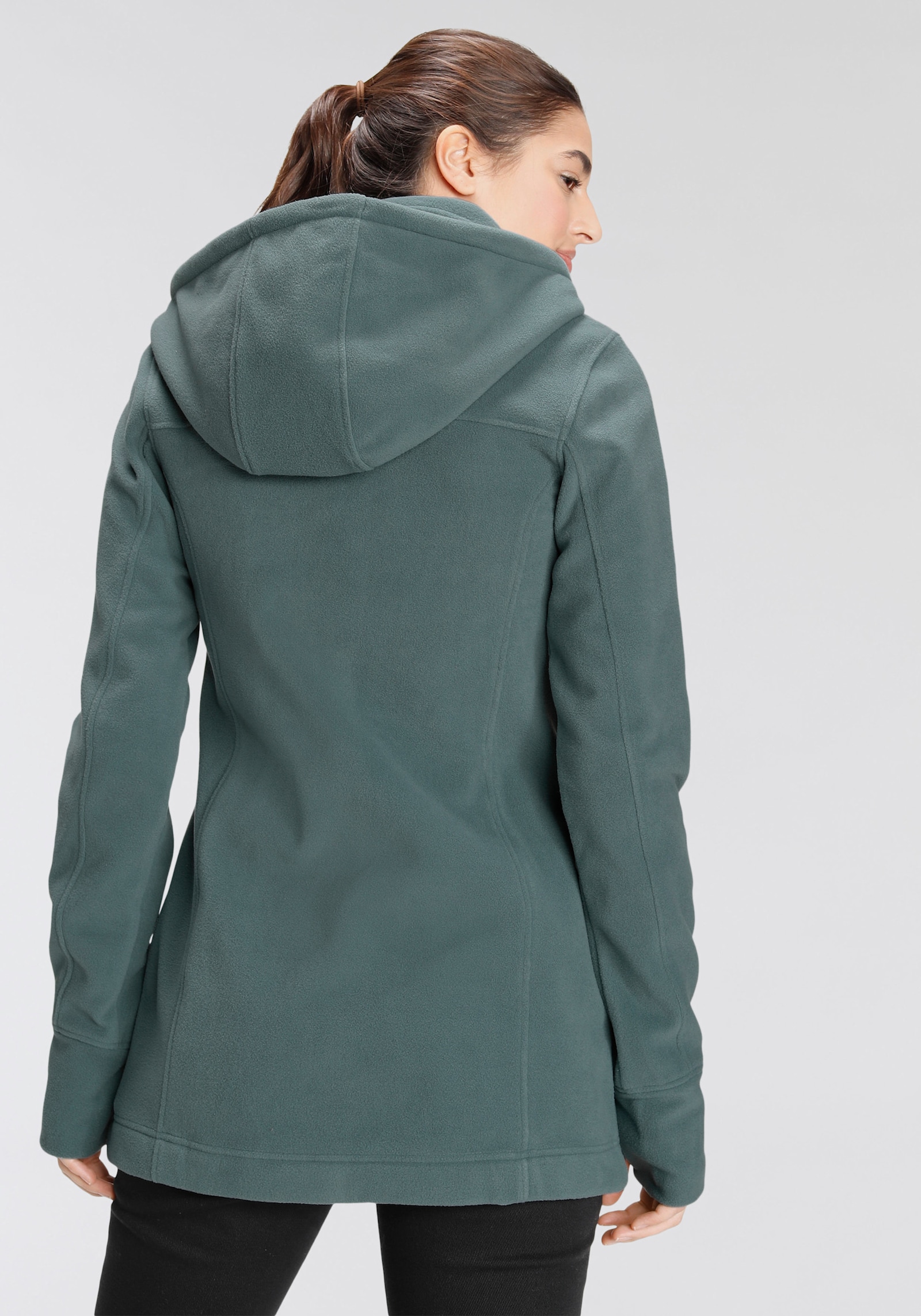 Polarino Fleecejacke - graugrün