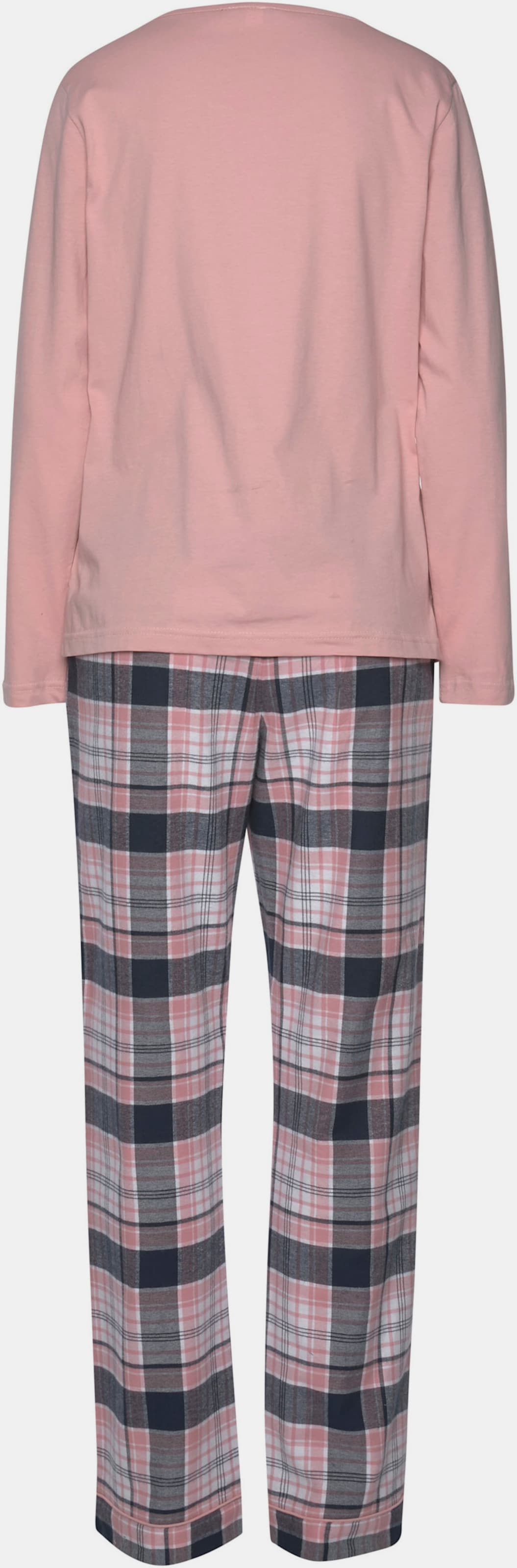 H.I.S Pyjama - lila-blau-rosa-kariert