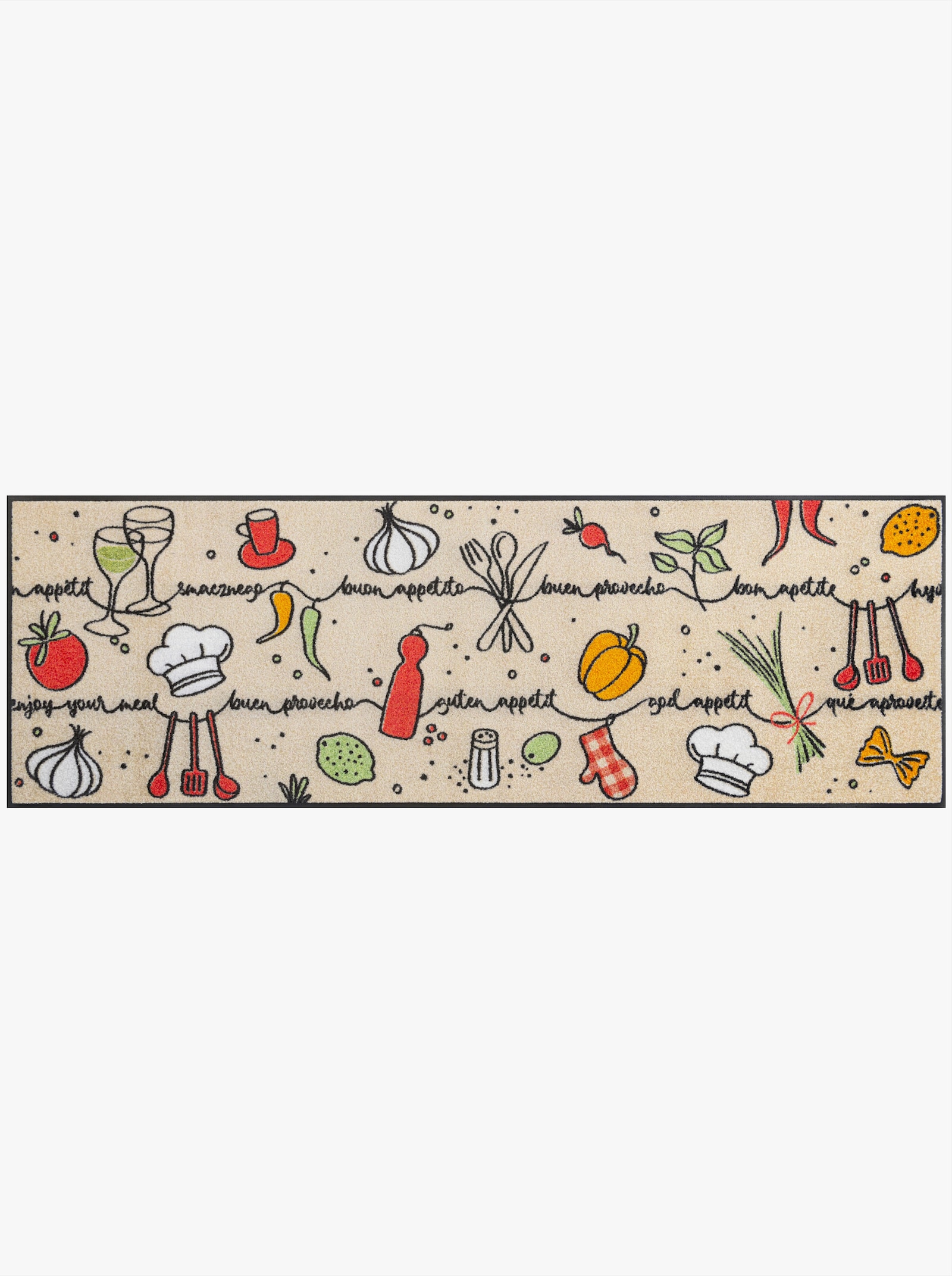 wash+dry by Kleen-Tex Fußmatte - ecru-bunt