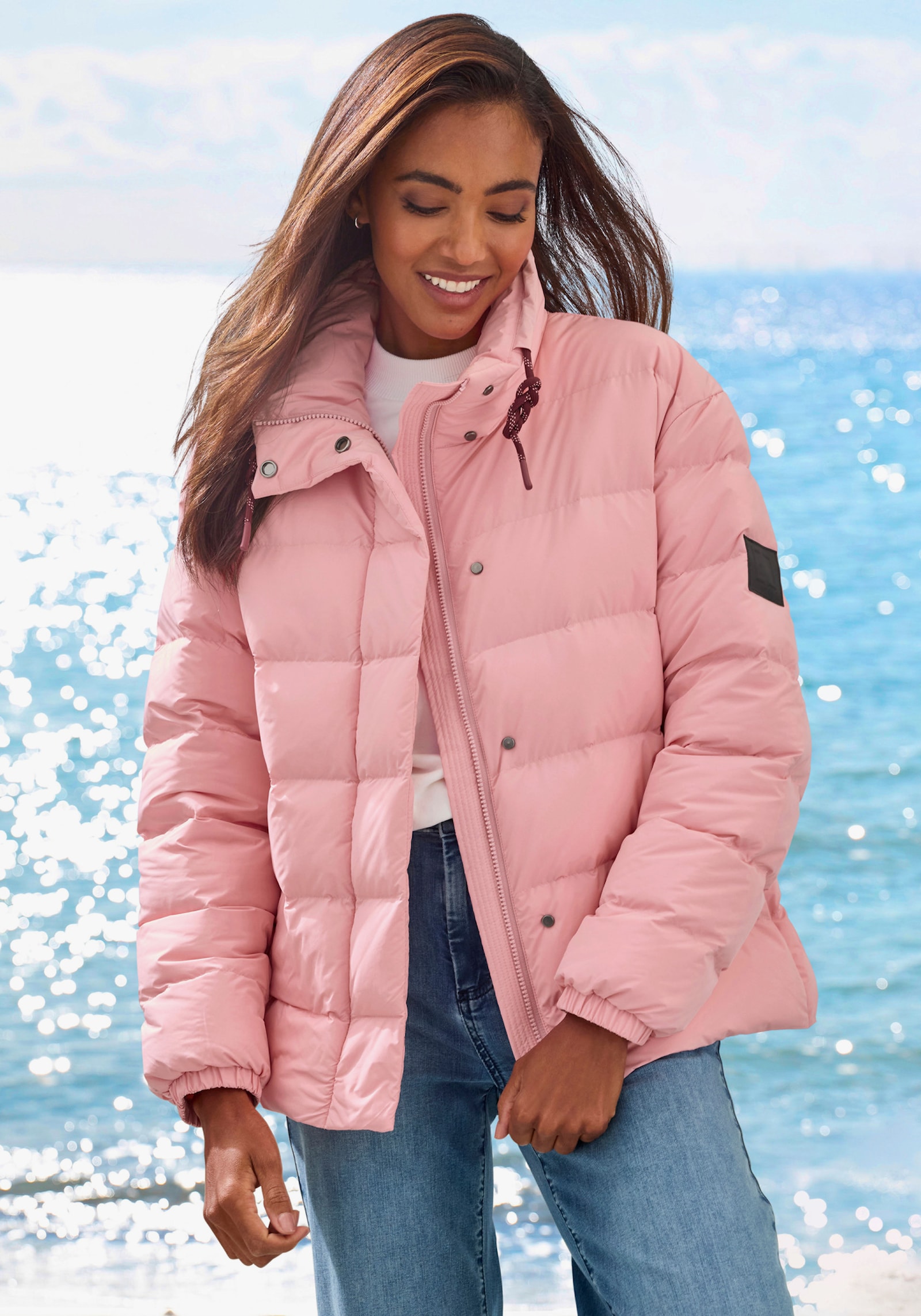Elbsand Steppjacke - rosa