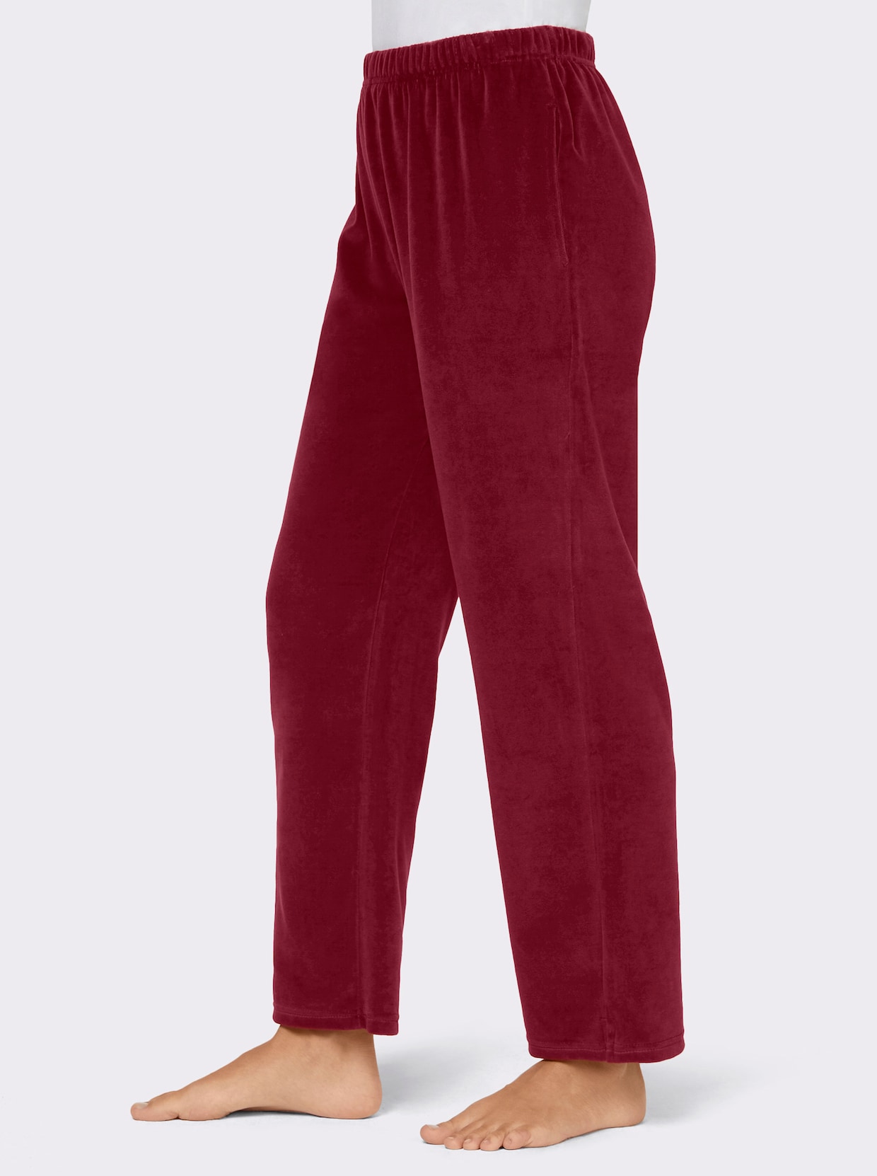 feel good Broek - donkerrood