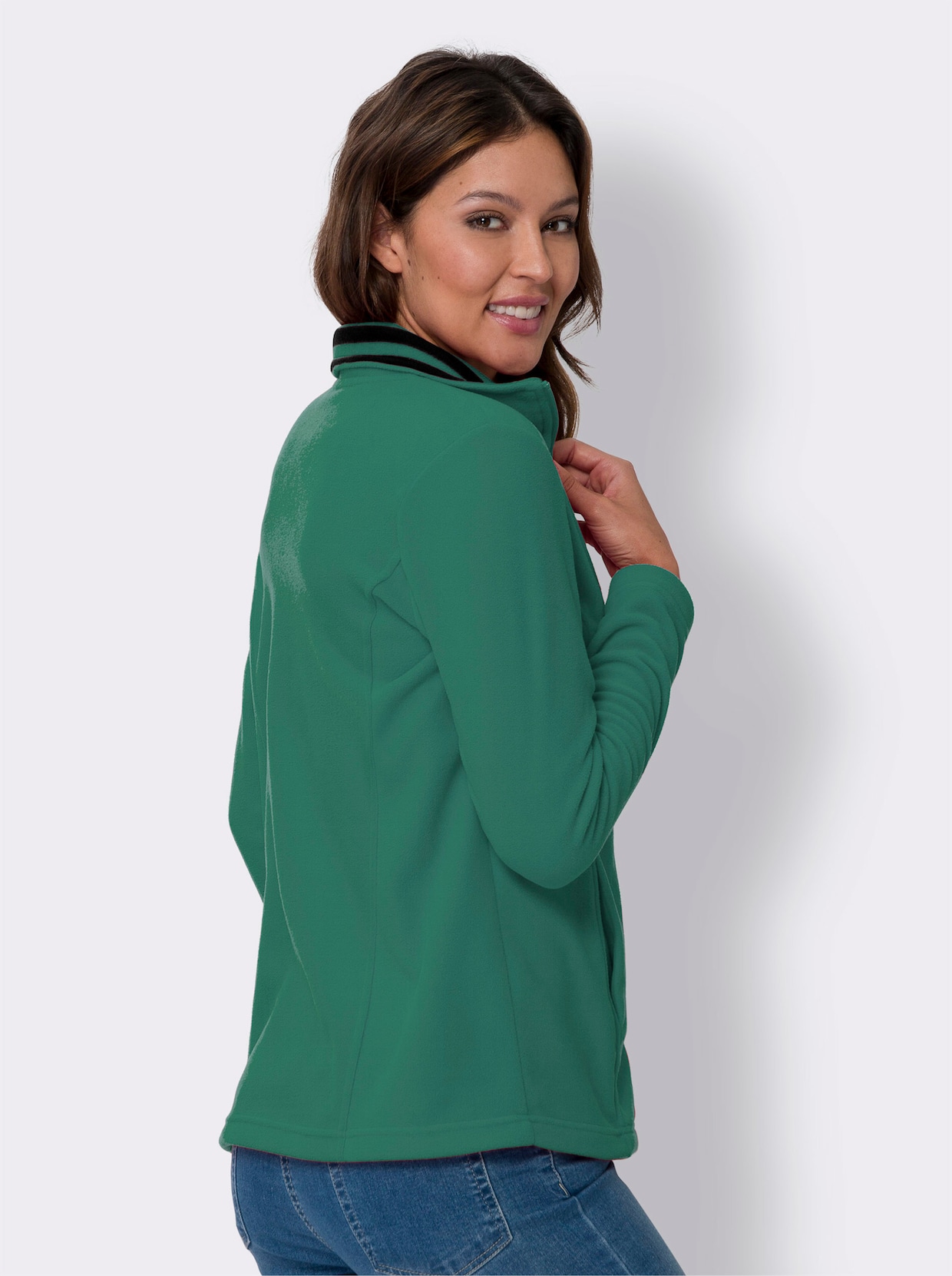 Fleecová bunda - zelená