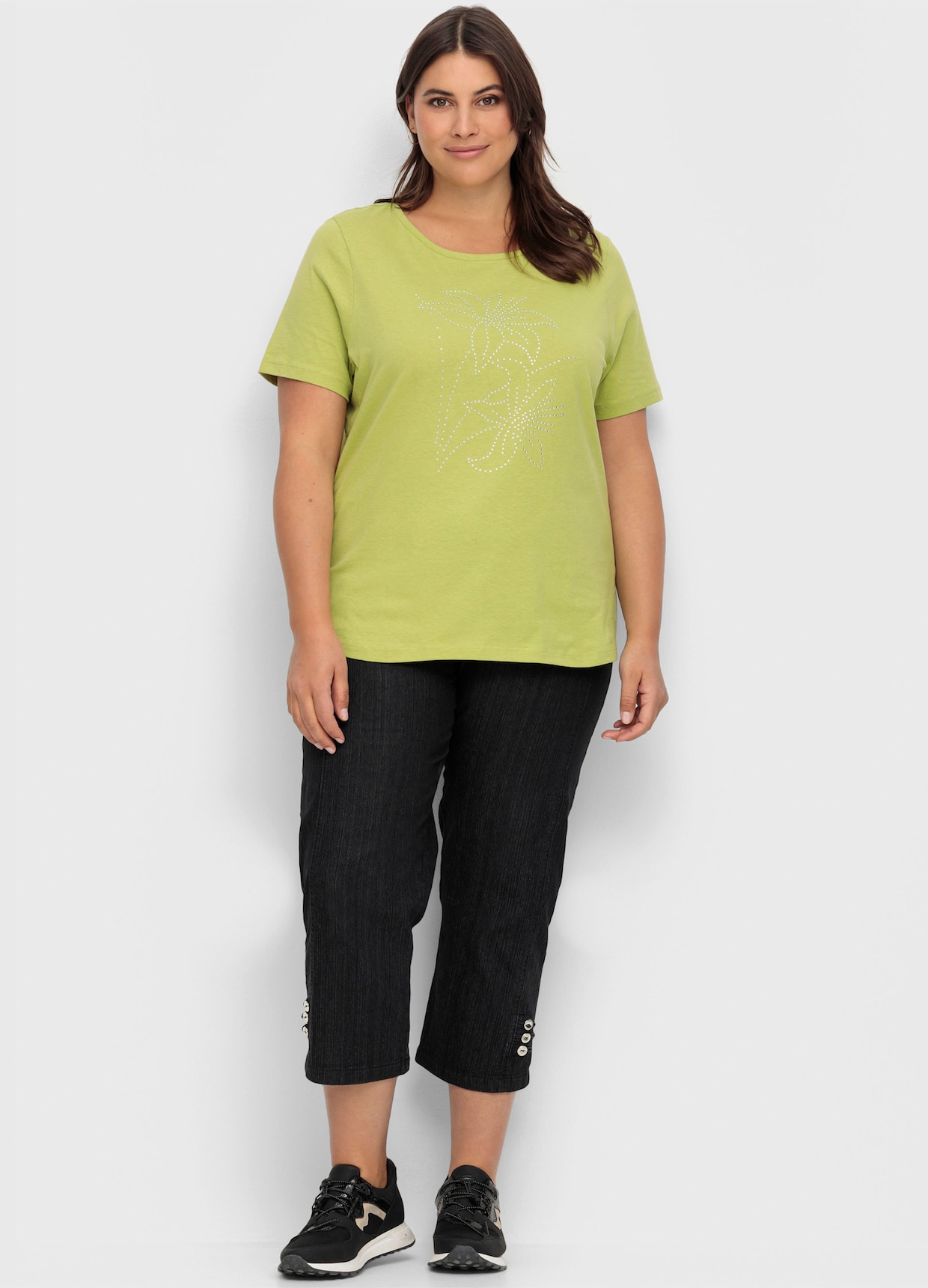 Kurzarmshirt - kiwi