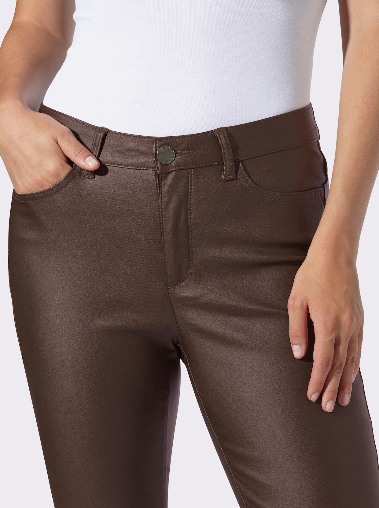 heine Bauchweg-Hose - schoko