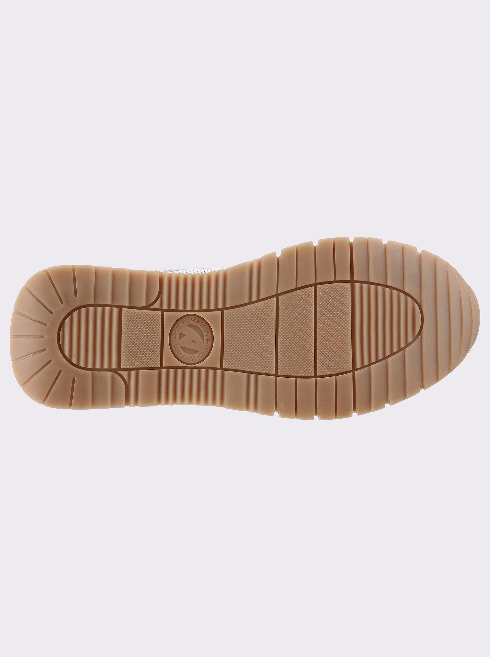 airsoft modern+ Sneaker mit seitlichem Reißverschluss - beige