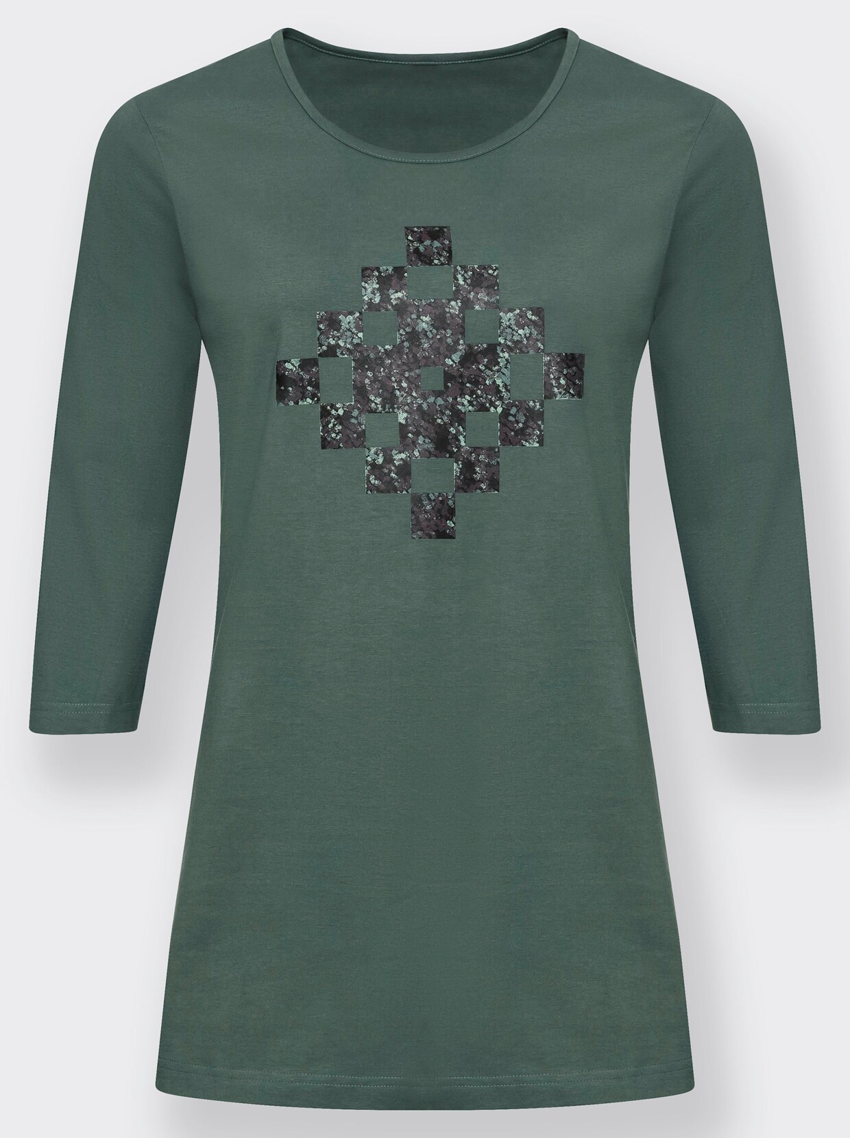 Lang shirt - groen