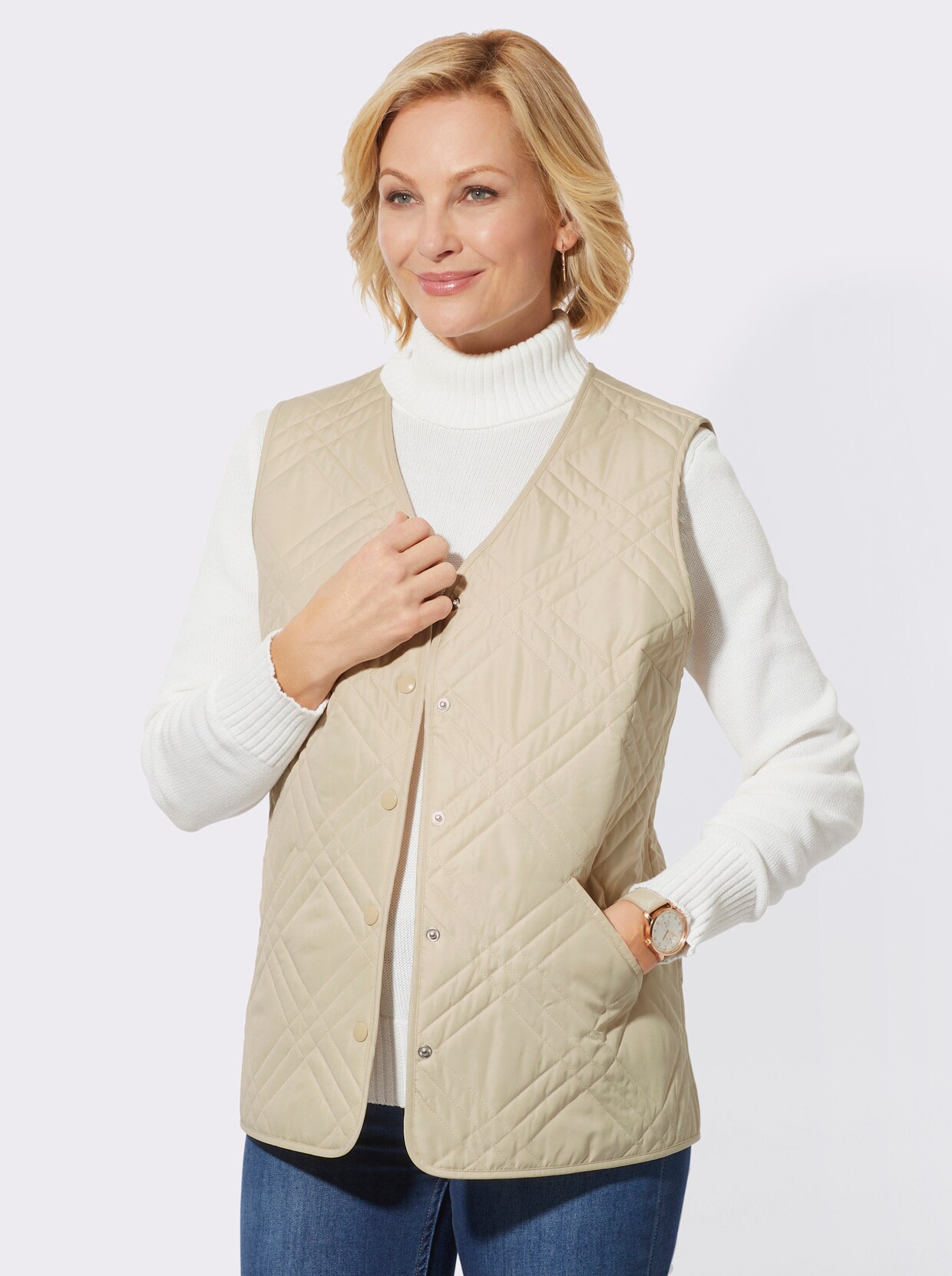 Bodywarmer - zand