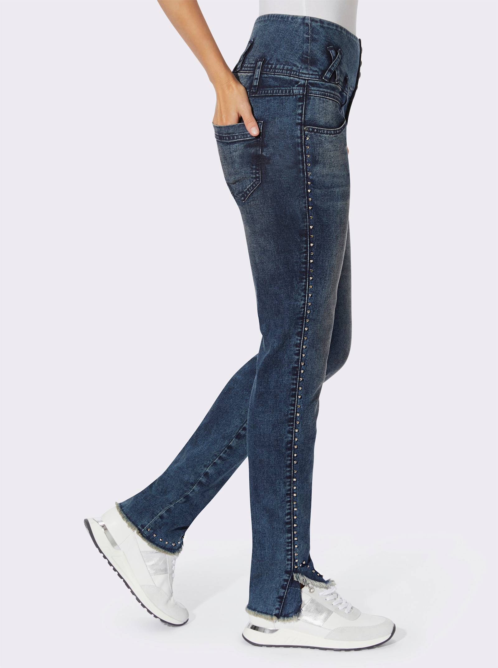 heine Jeans met splitten - dark-blue used