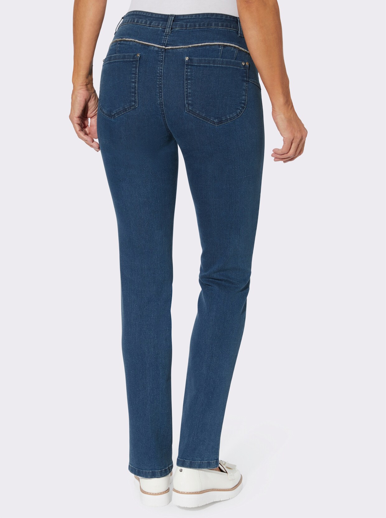5-pocket jeans - blue-stonewashed
