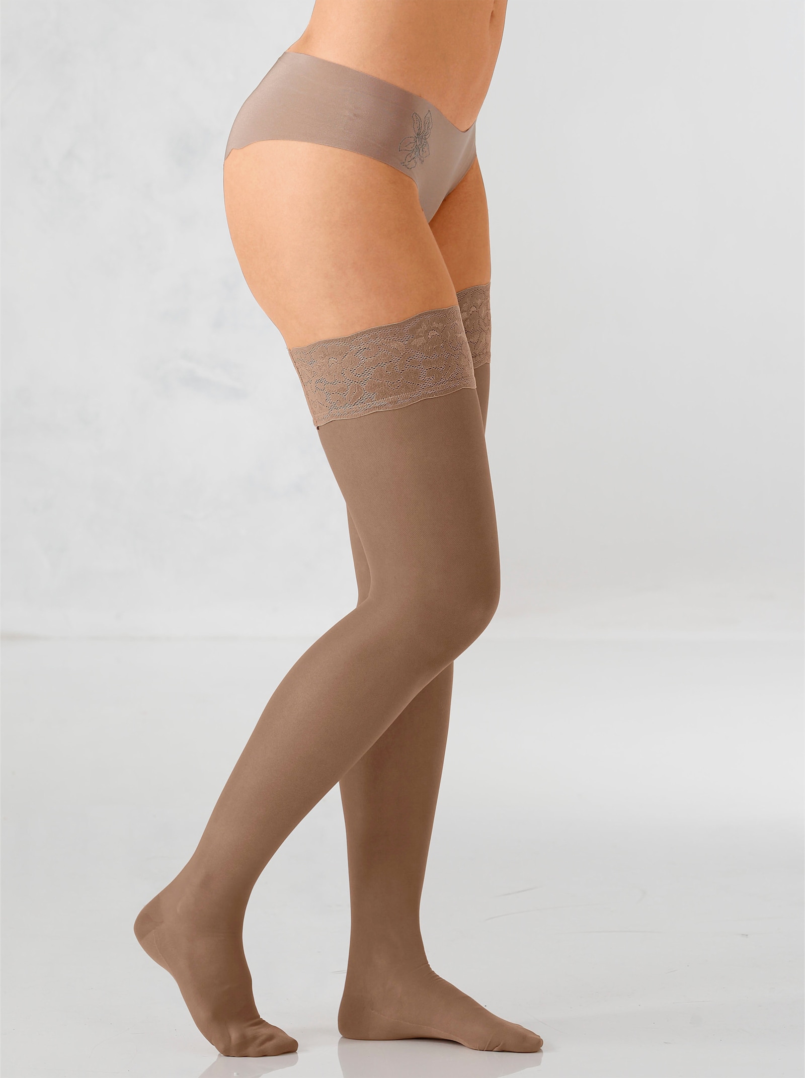 Silca Podpůrné punčochy - světlehnědá