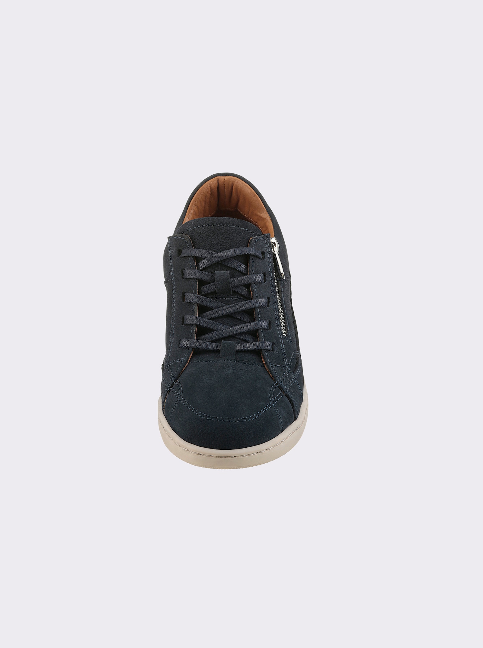 Gemini Sneaker van nubuckleer - marine