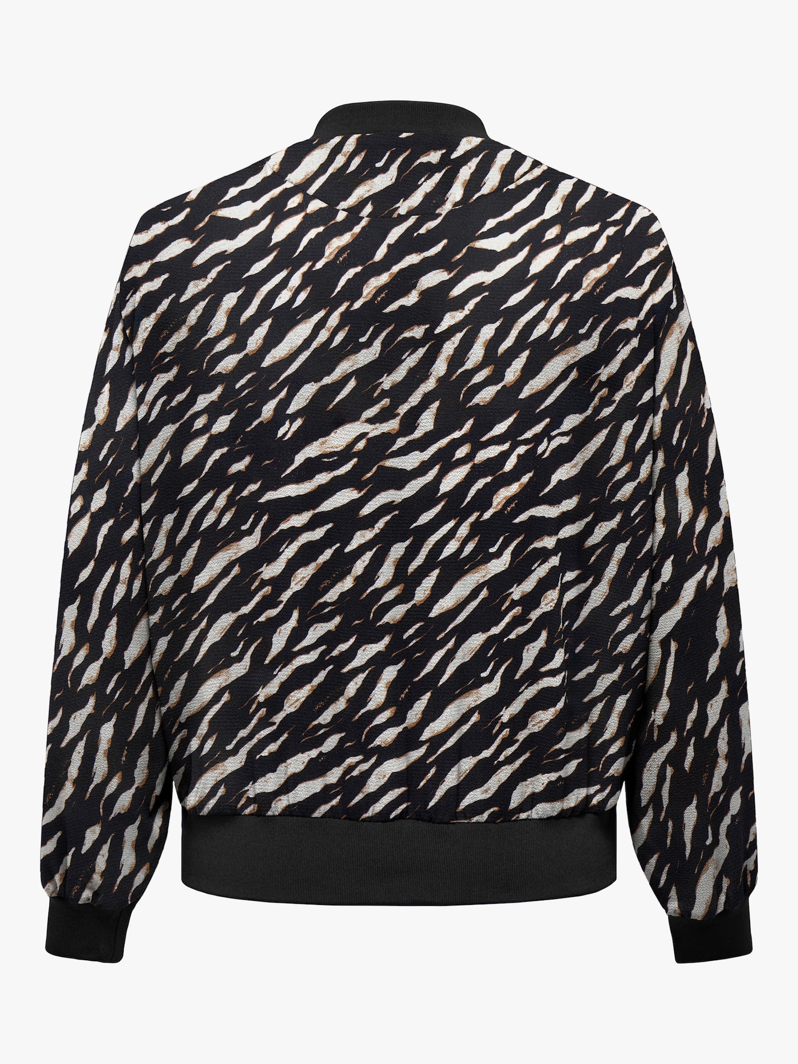 ONLY CARMAKOMA Bomberjacke - brush aop:noos derifting zebra