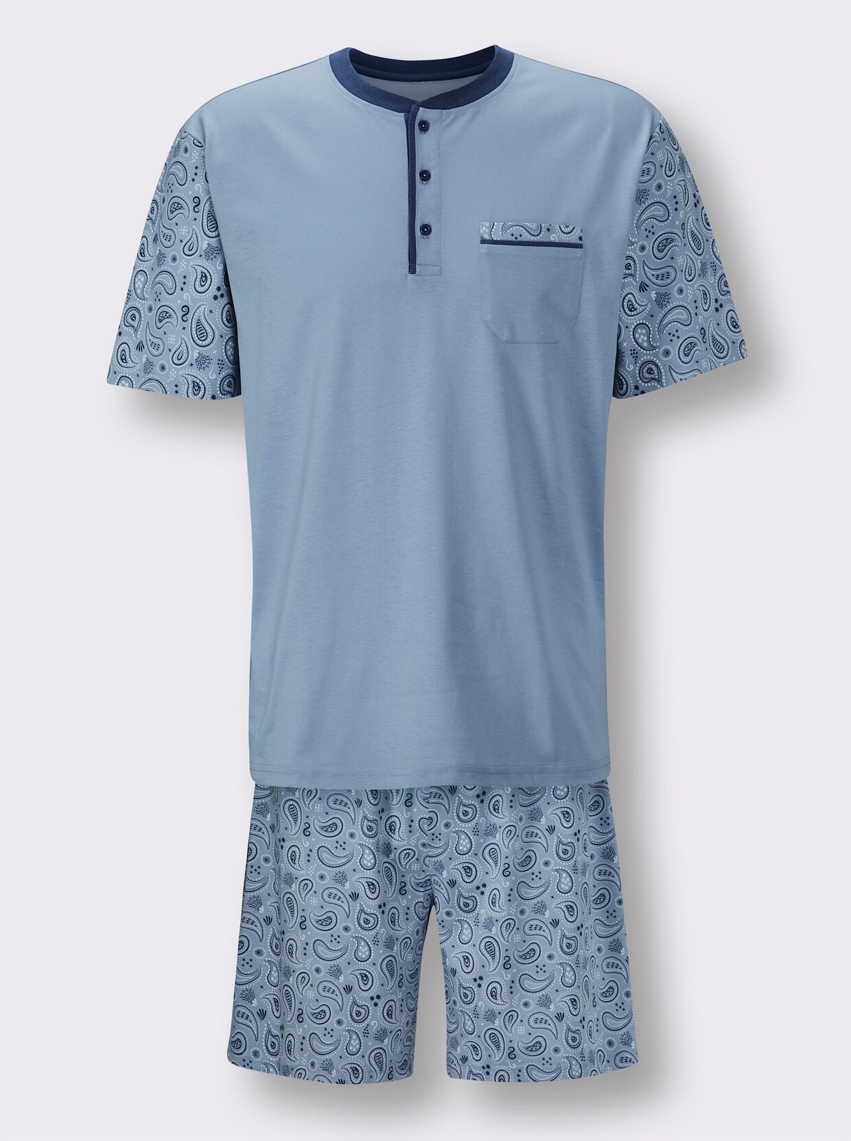 KINGsCLUB Shortama - bleu geprint