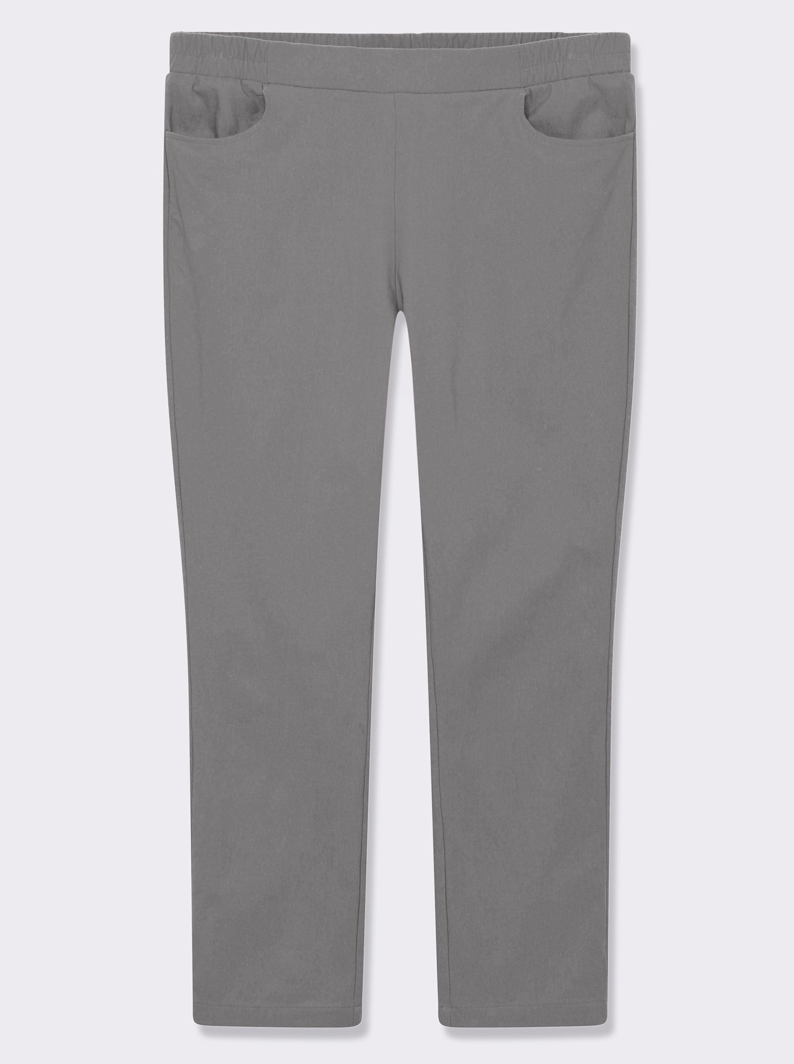 Schlupfhose in Bengalin-Qualität - grau