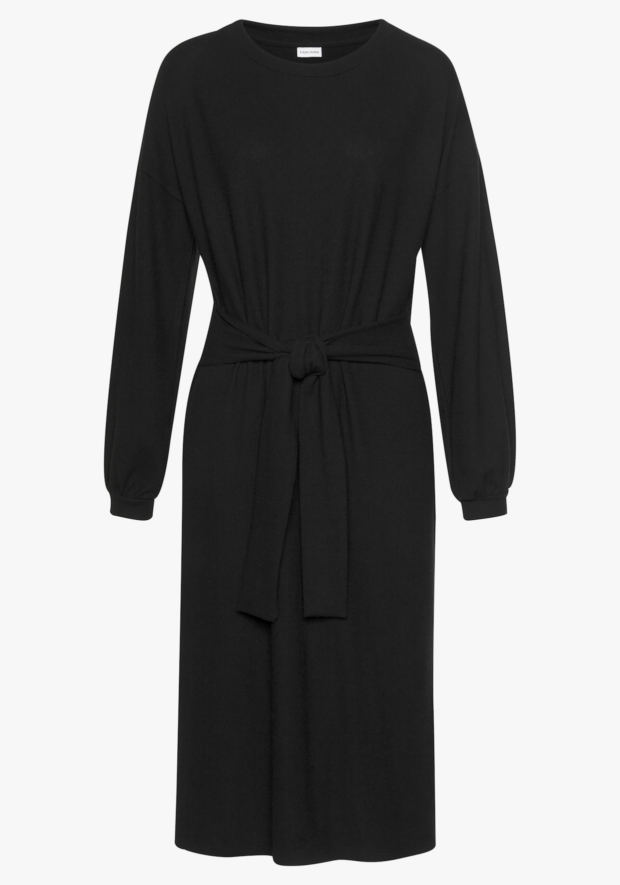 LASCANA Robe en tricot - noir