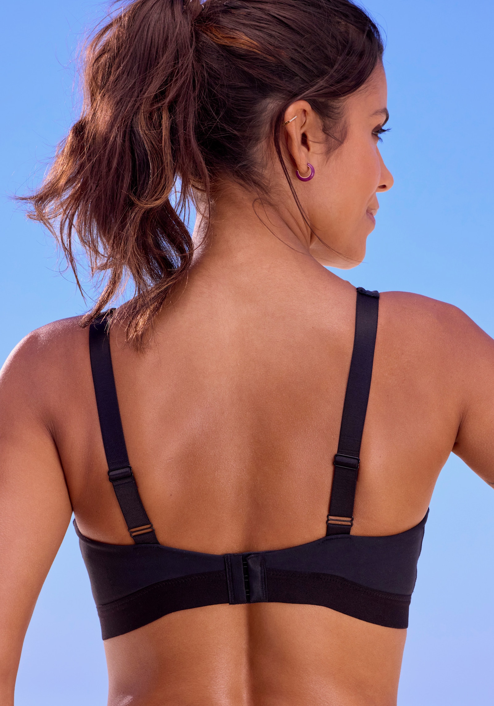 LASCANA ACTIVE Sport-BH - schwarz