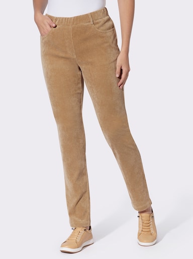  Cordhose mit Dehnbund - camel