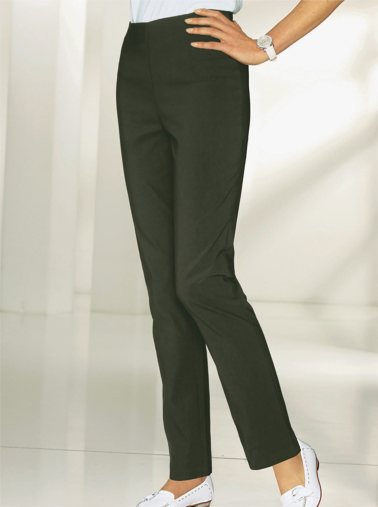 Stretchbroek - kaki