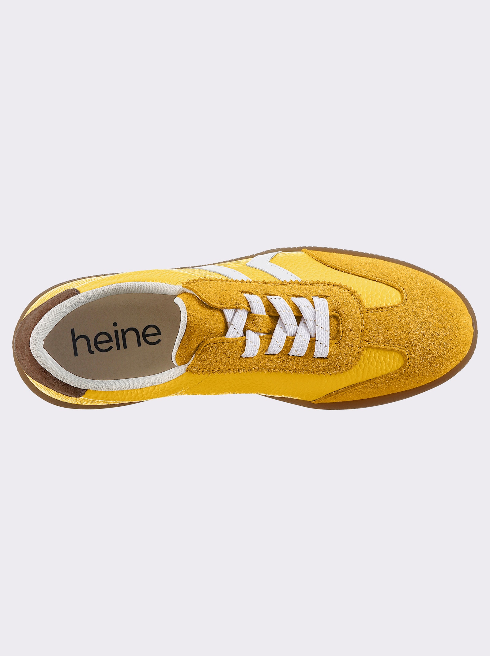 heine Sneaker - gelb-weiß