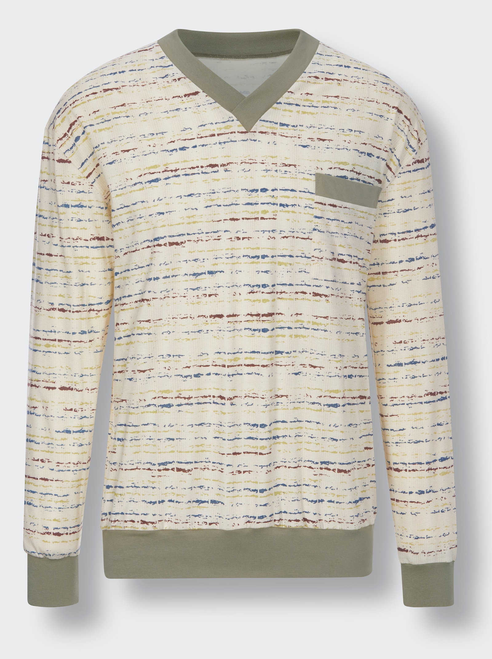 götting Schlafanzug - grün-natur