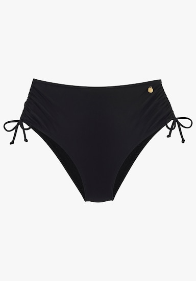 LASCANA Highwaist-Bikini-Hose - schwarz
