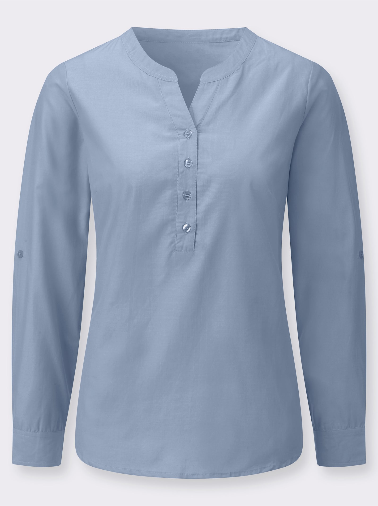 Tunika mit Kellerfalte hinten - bleu