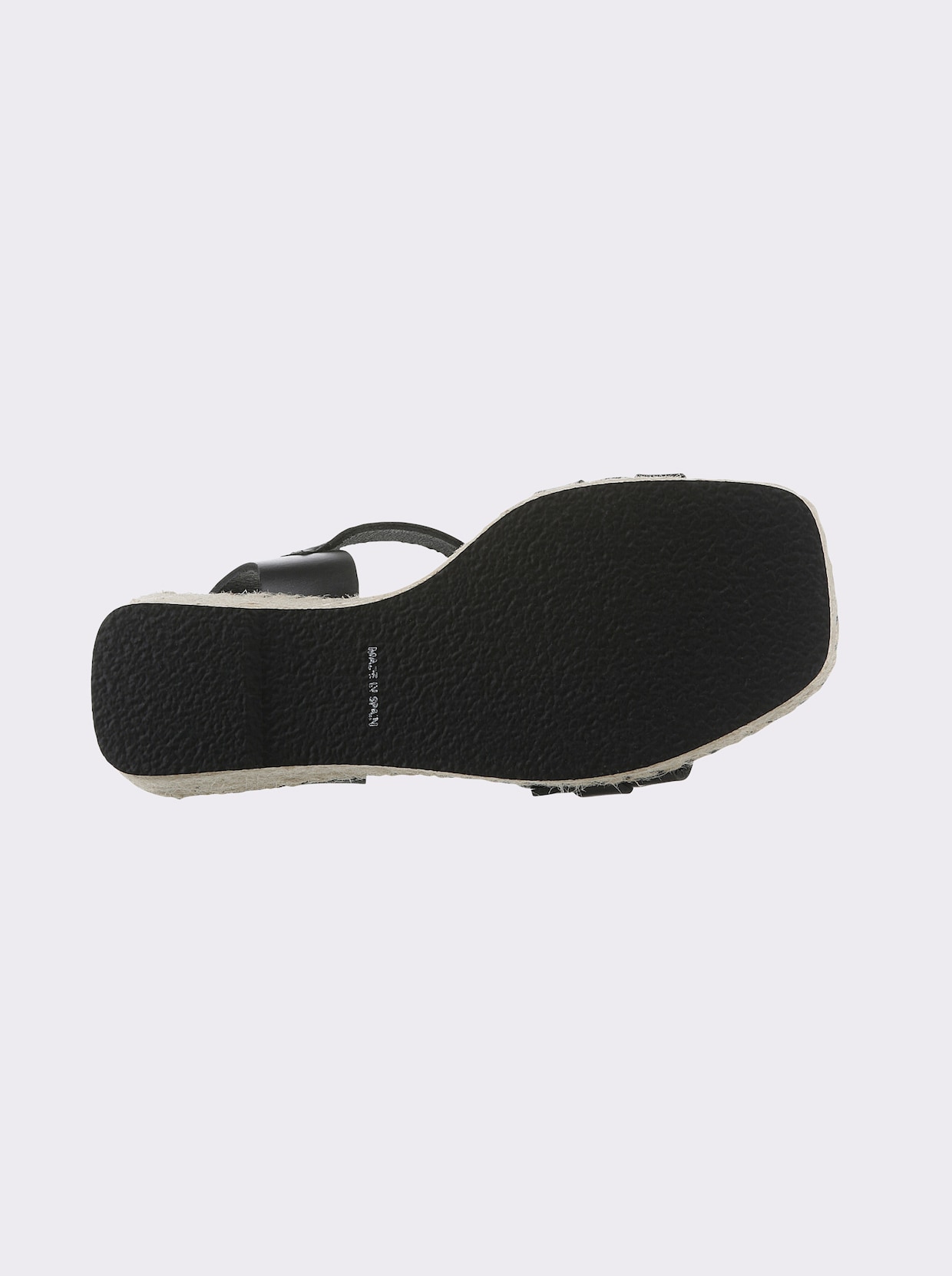 heine Sandaaltjes met sleehak - zwart