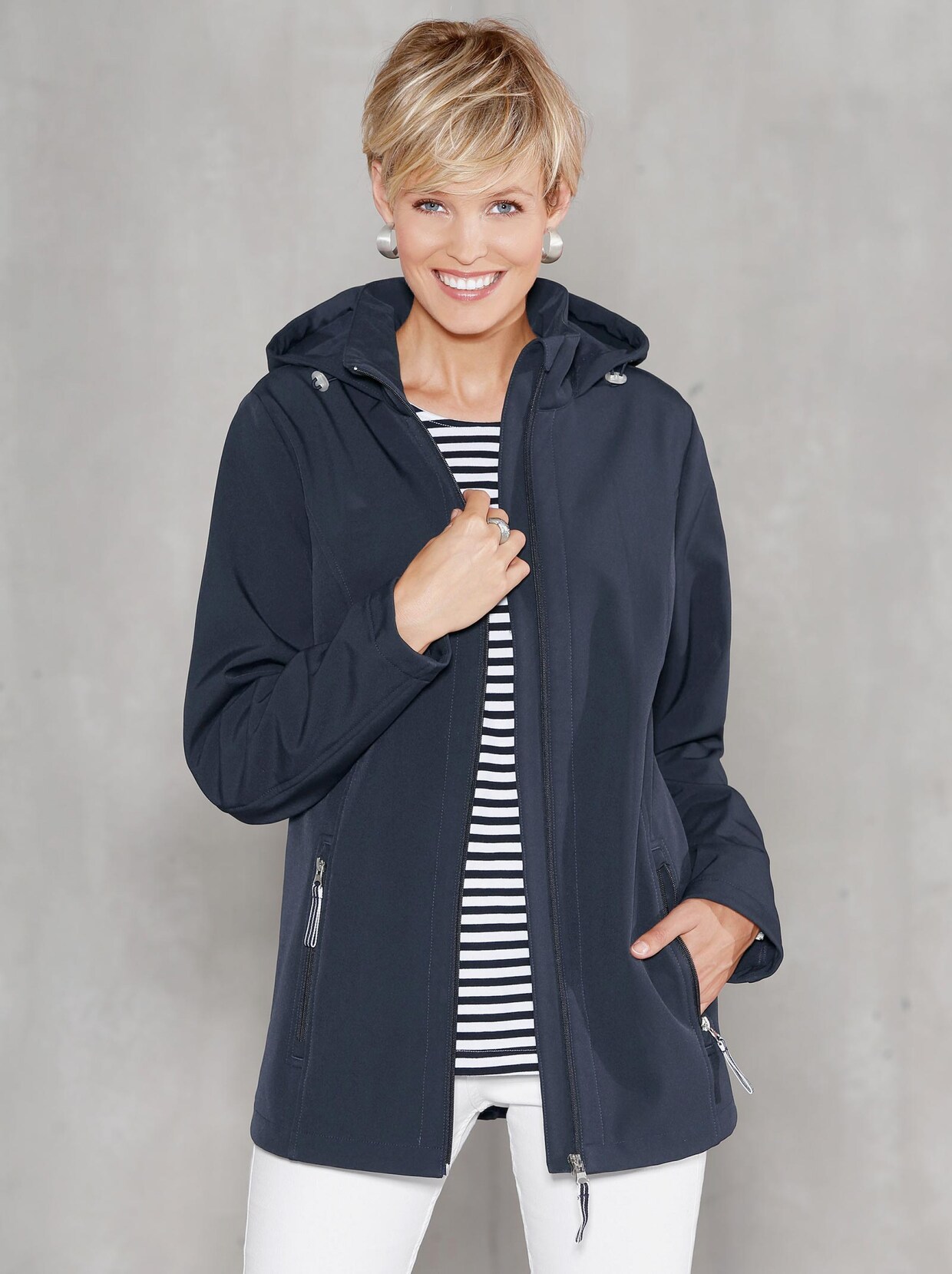 Softshelljacke - marine