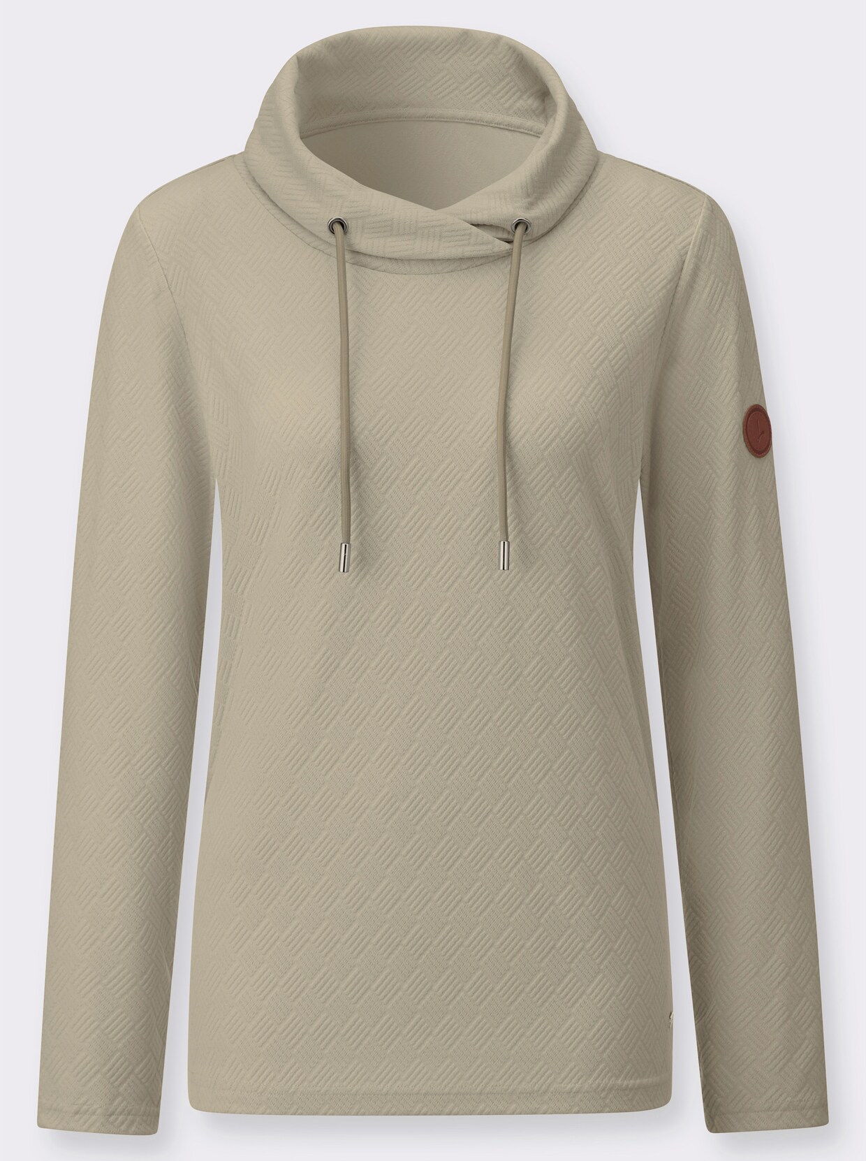 Rollkragenshirt - schlamm