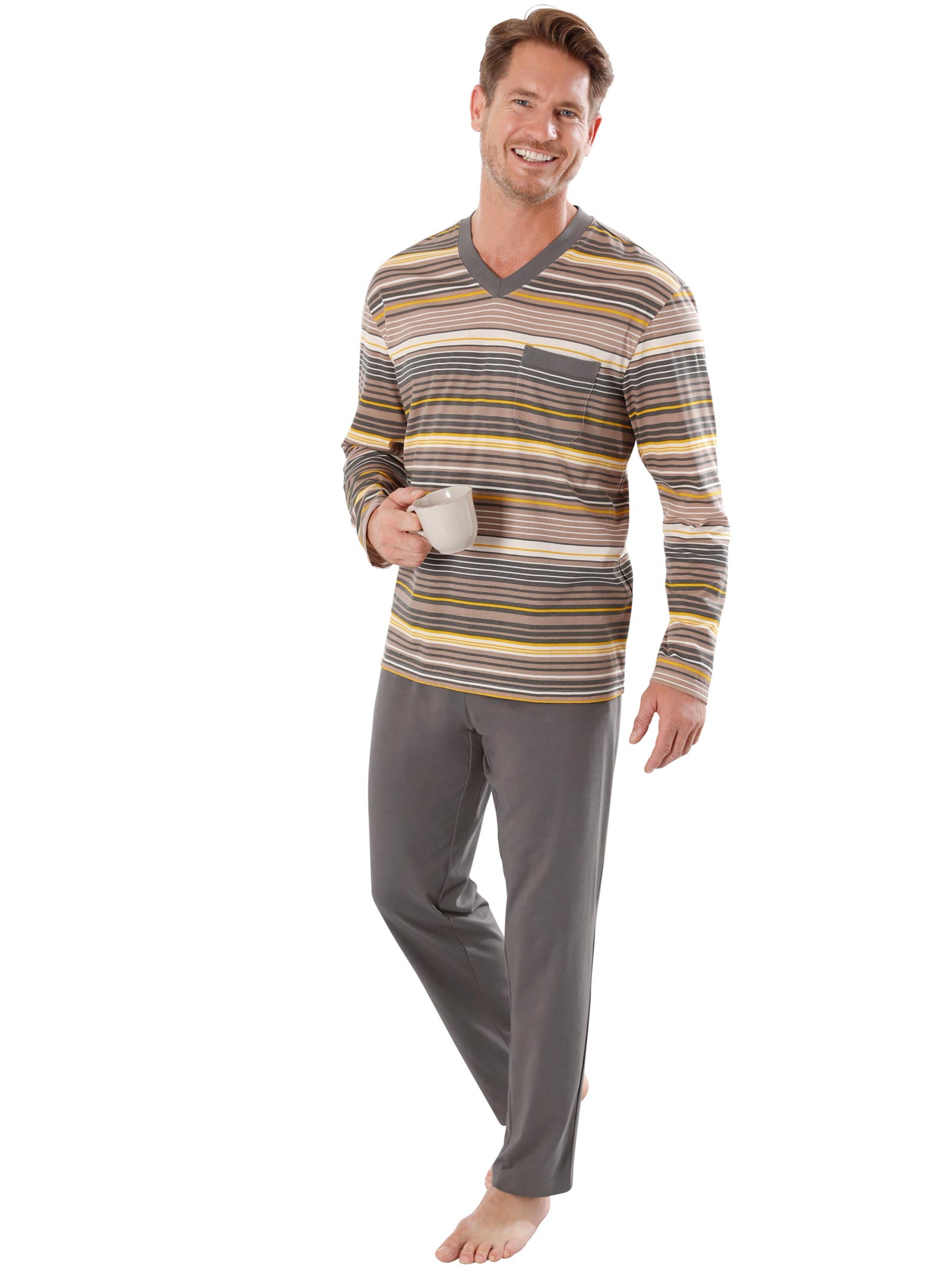 Schlafanzug - taupe-beige