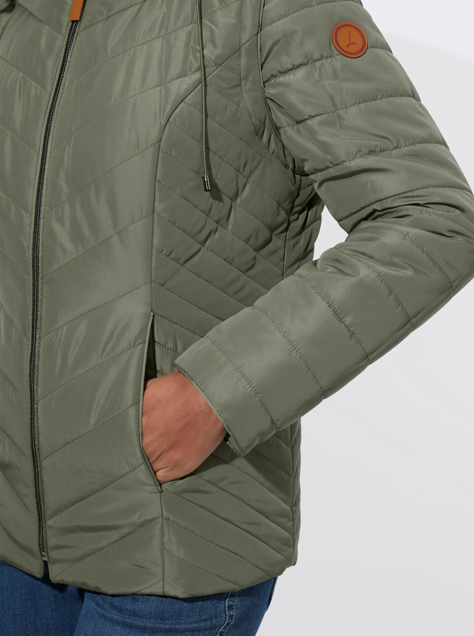 2-in-1-Jacke auch als Weste tragbar - khaki