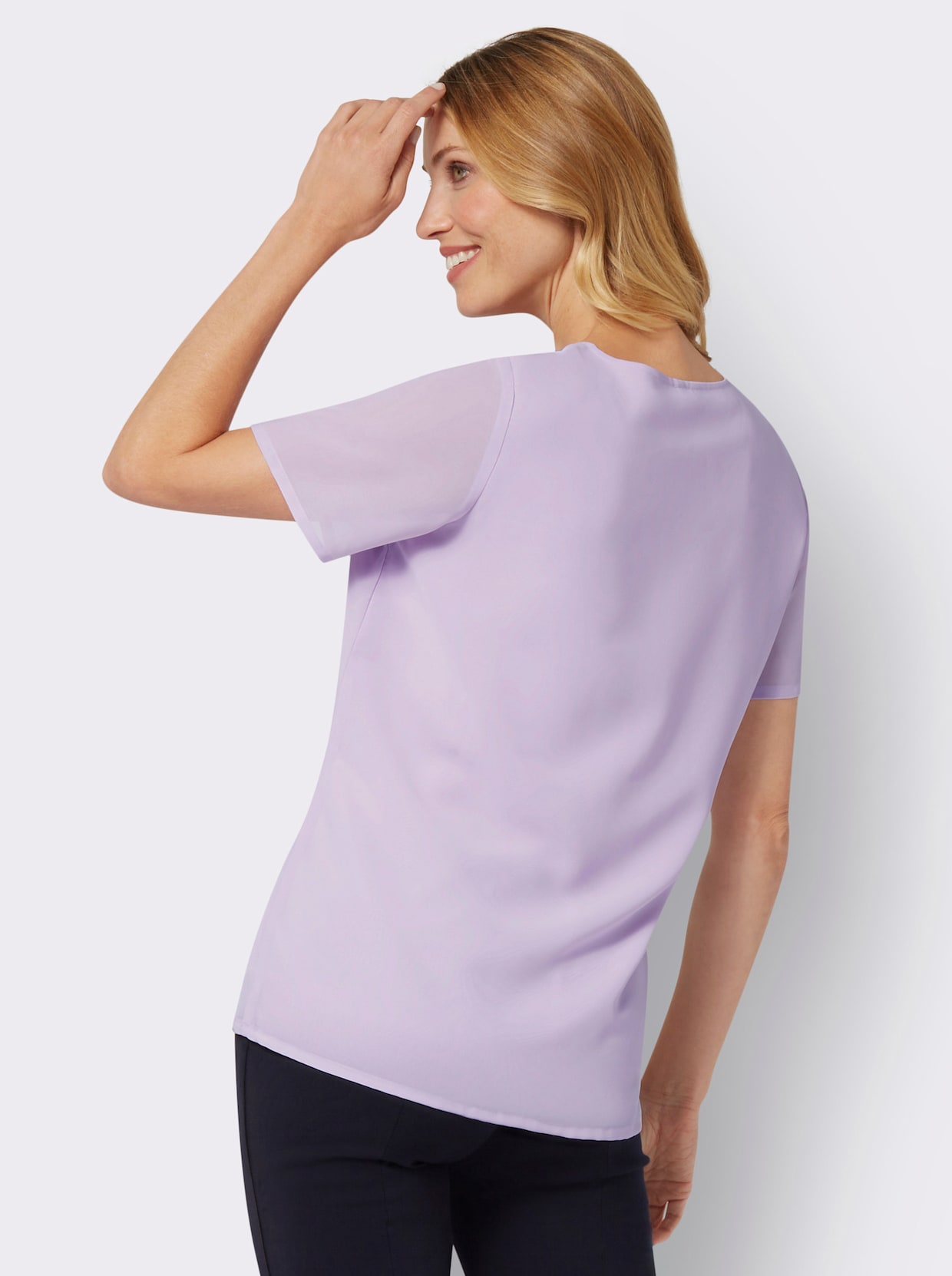 Comfortabele blouse - lila