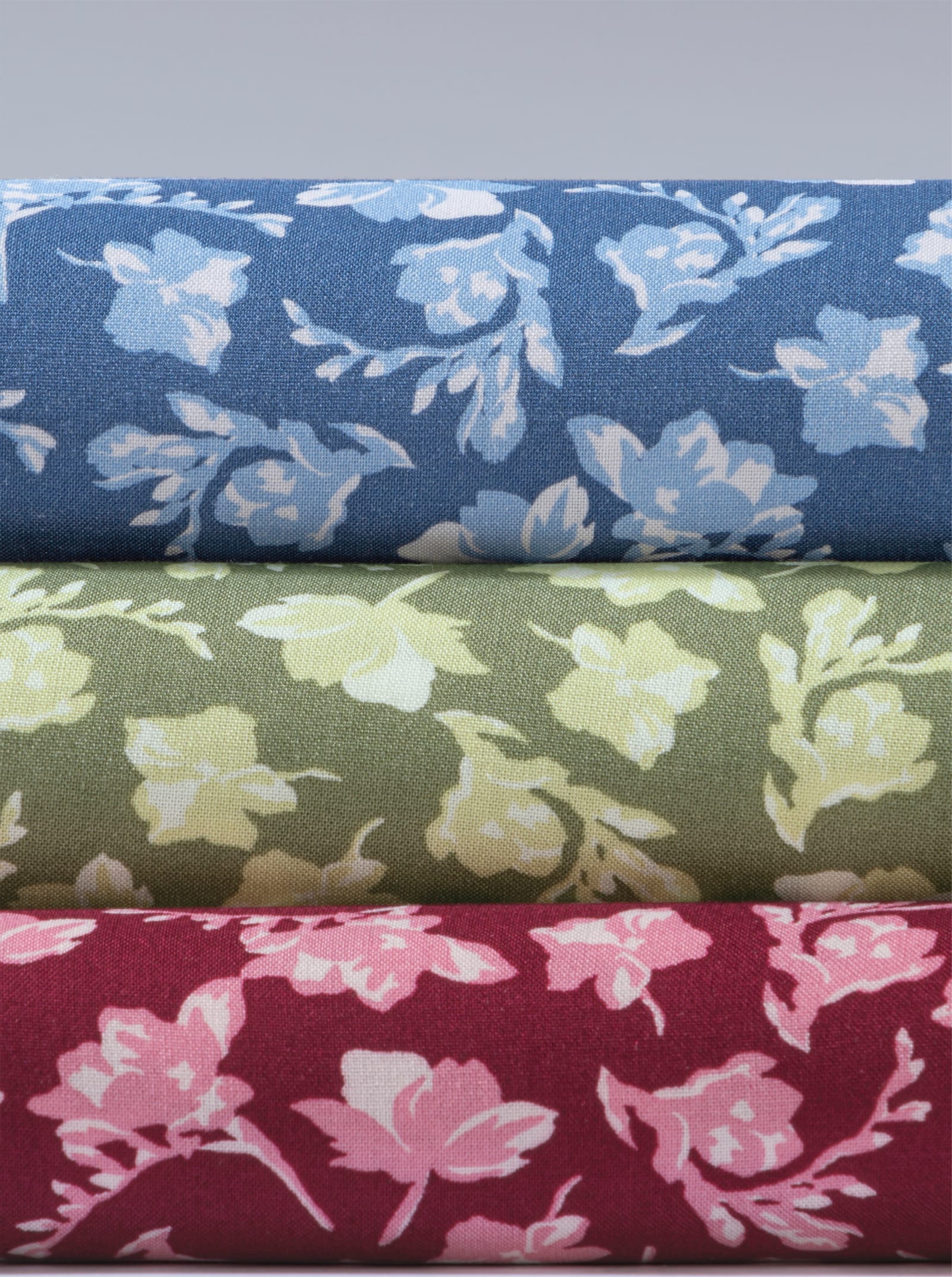 Blouseshirt met bloemdessin - bordeaux/wit bedrukt