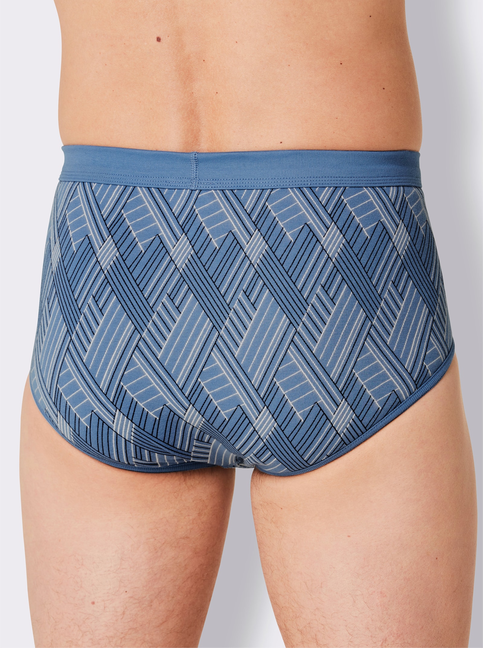 KINGsCLUB Slipy - modrá-potisk