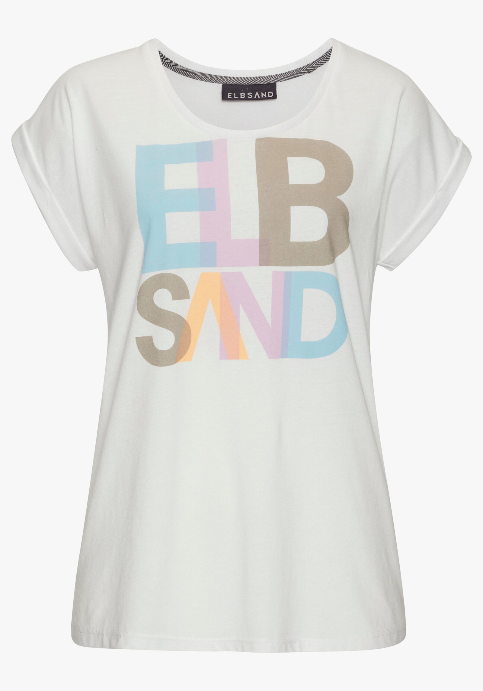 Elbsand T-shirt imprimé - blanc imprimé