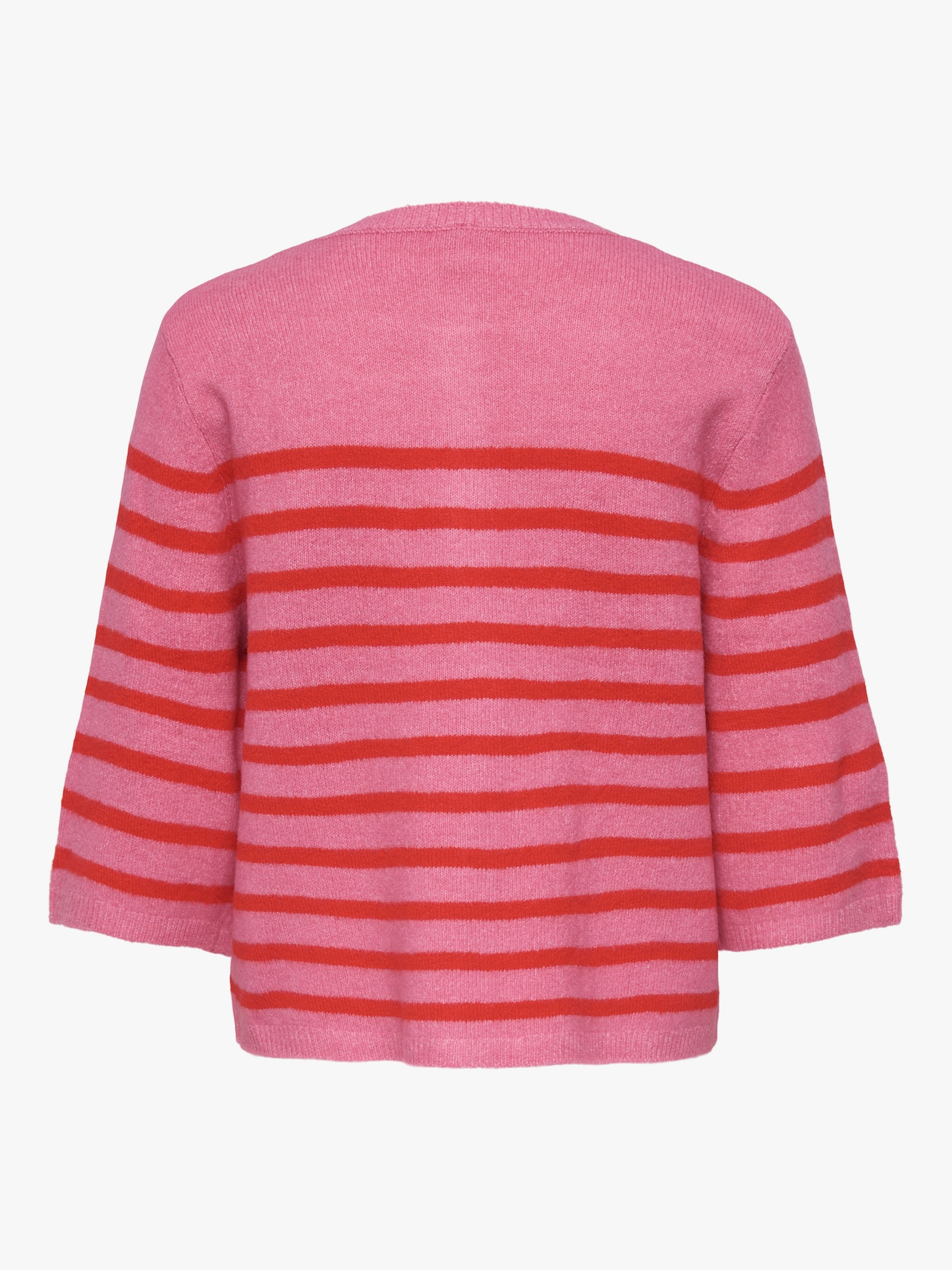 ONLY CARMAKOMA Strickjacke - wild orchid stripes:high risk red/mel/dtm fmop