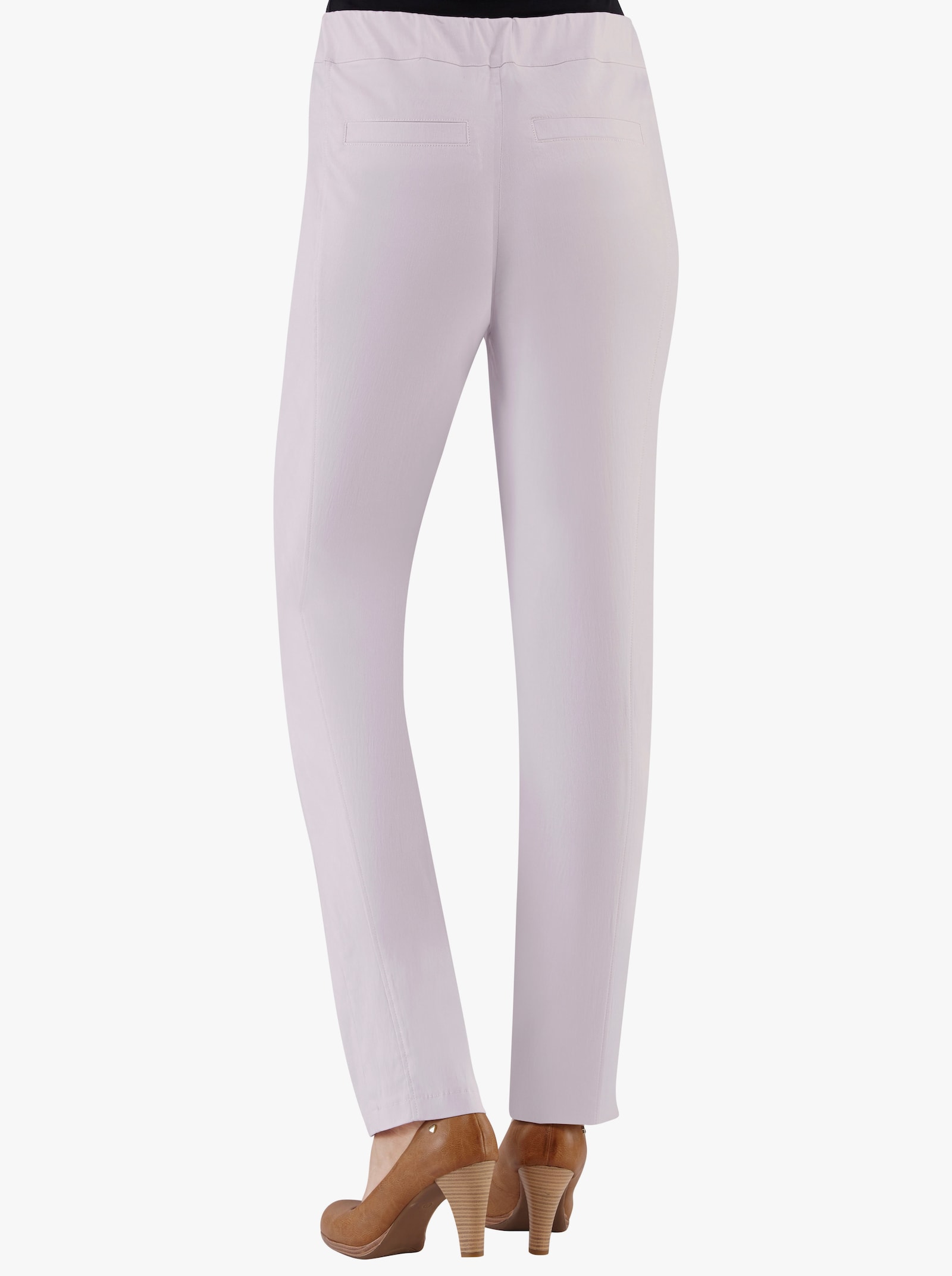 Stehmann Comfort line Hose mit Dehnbund, Viskose-Qualität - rosé