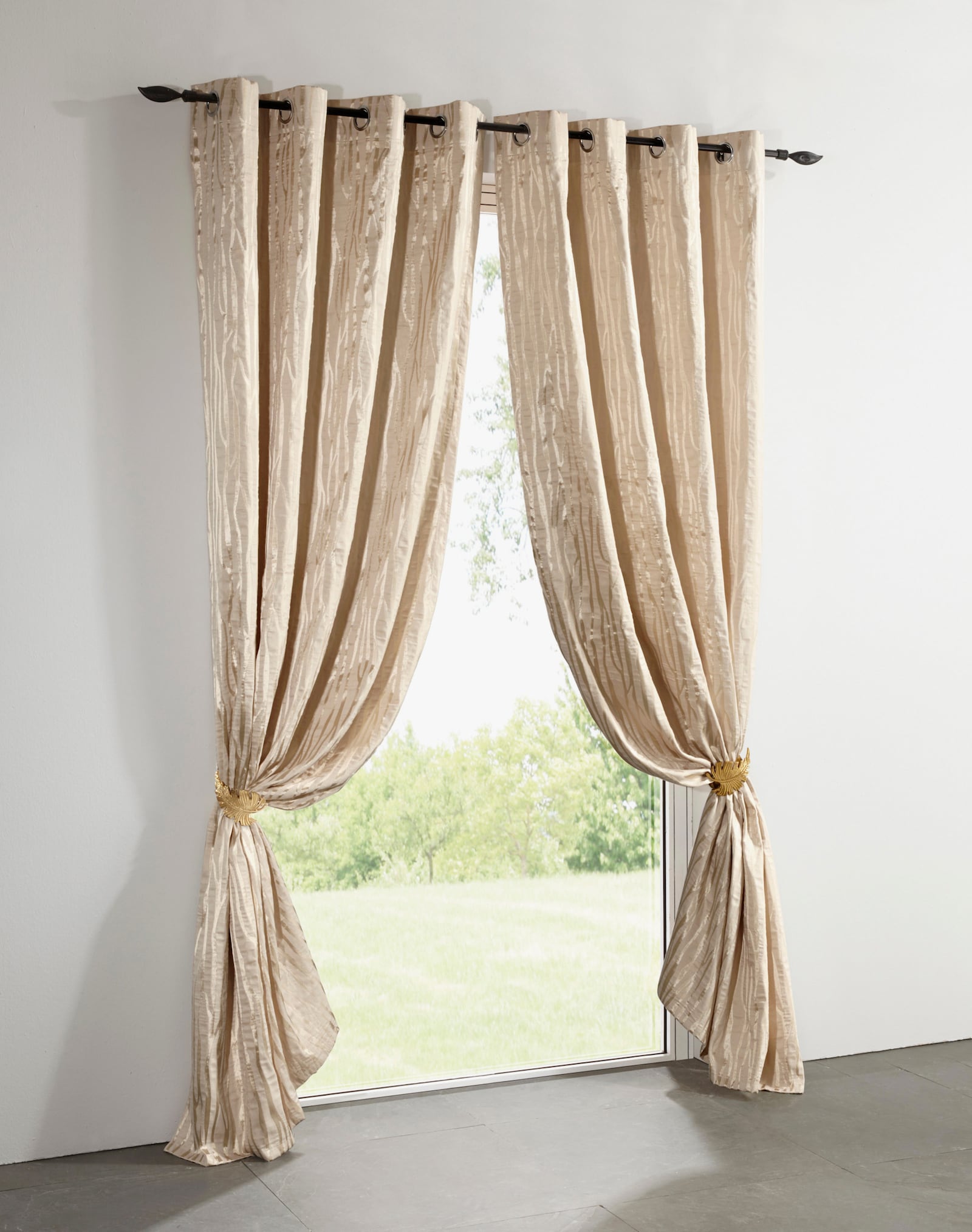 heine home Gardinenstange - schwarz