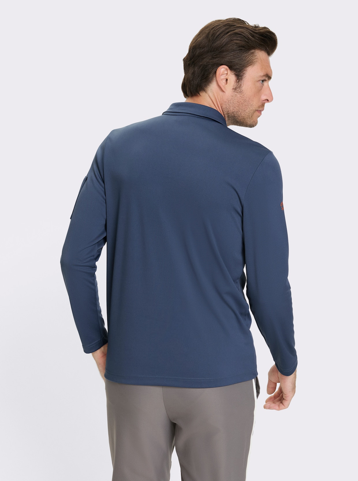 Catamaran Sports Sweatshirt in Interlock-Qualität - rauchblau