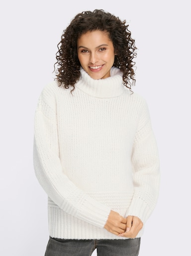 heine Stehkragenpullover - ecru