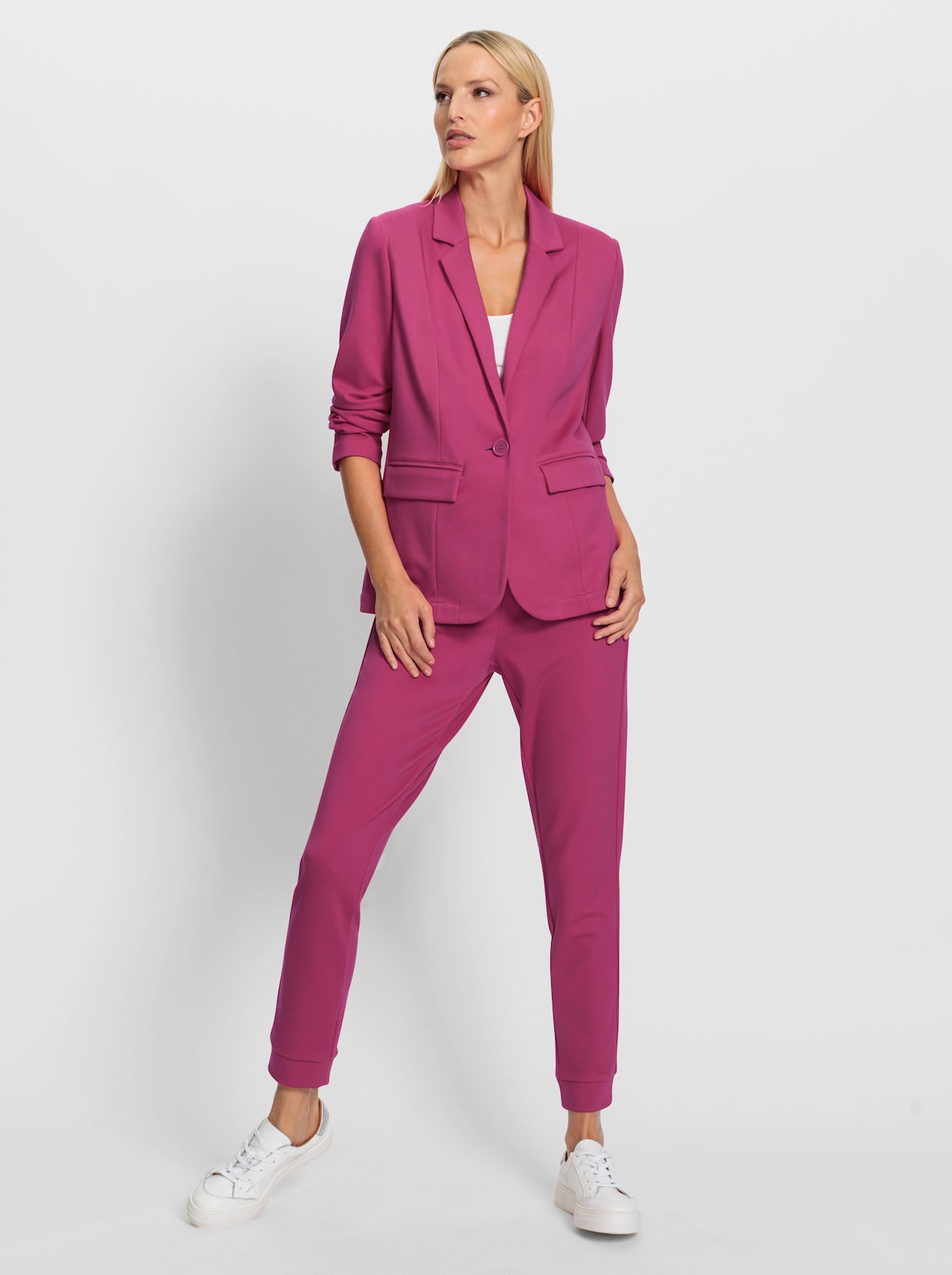 heine Tailleur pantalon - fuchsia