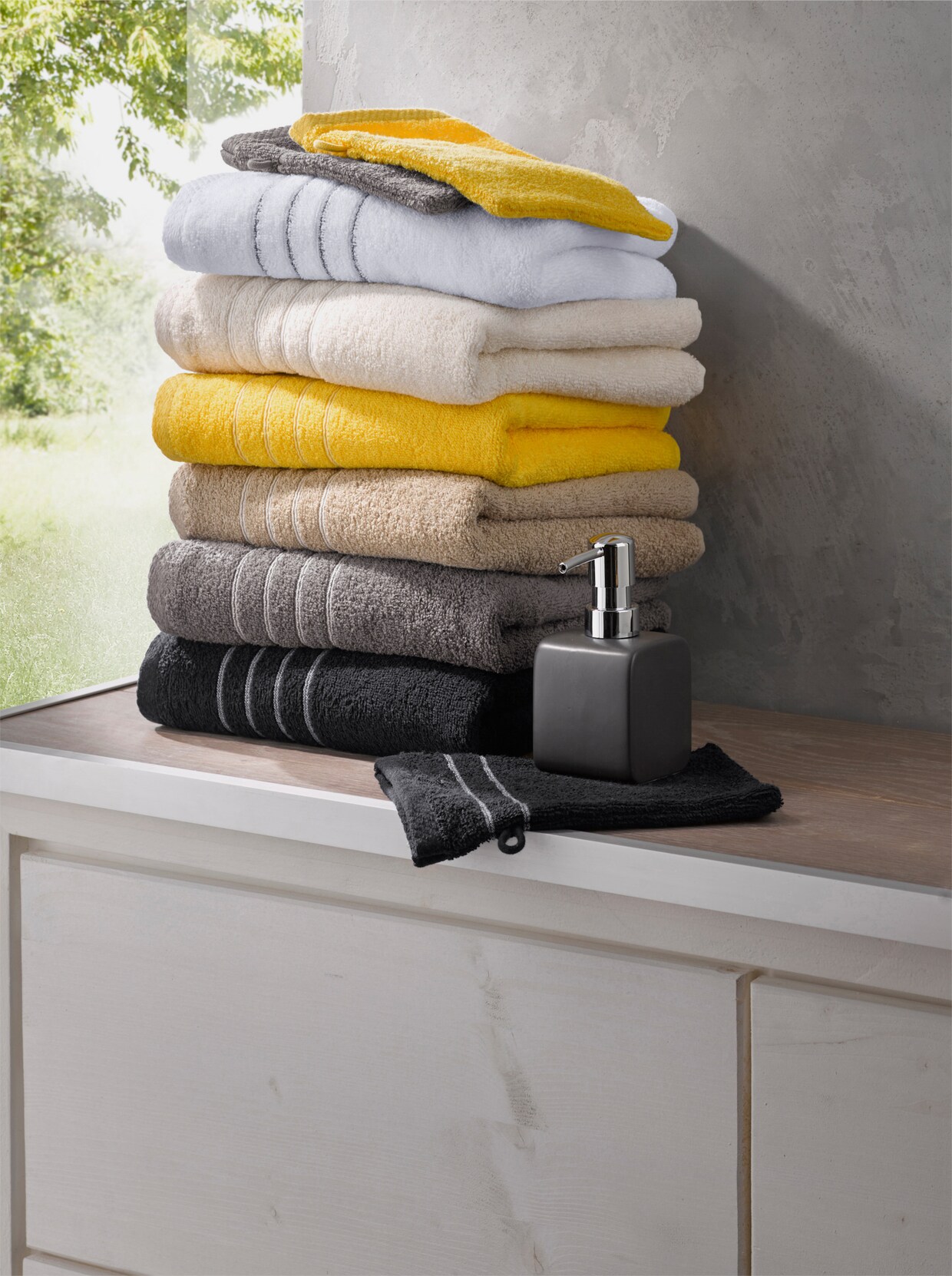 wäschepur Handtuch - beige