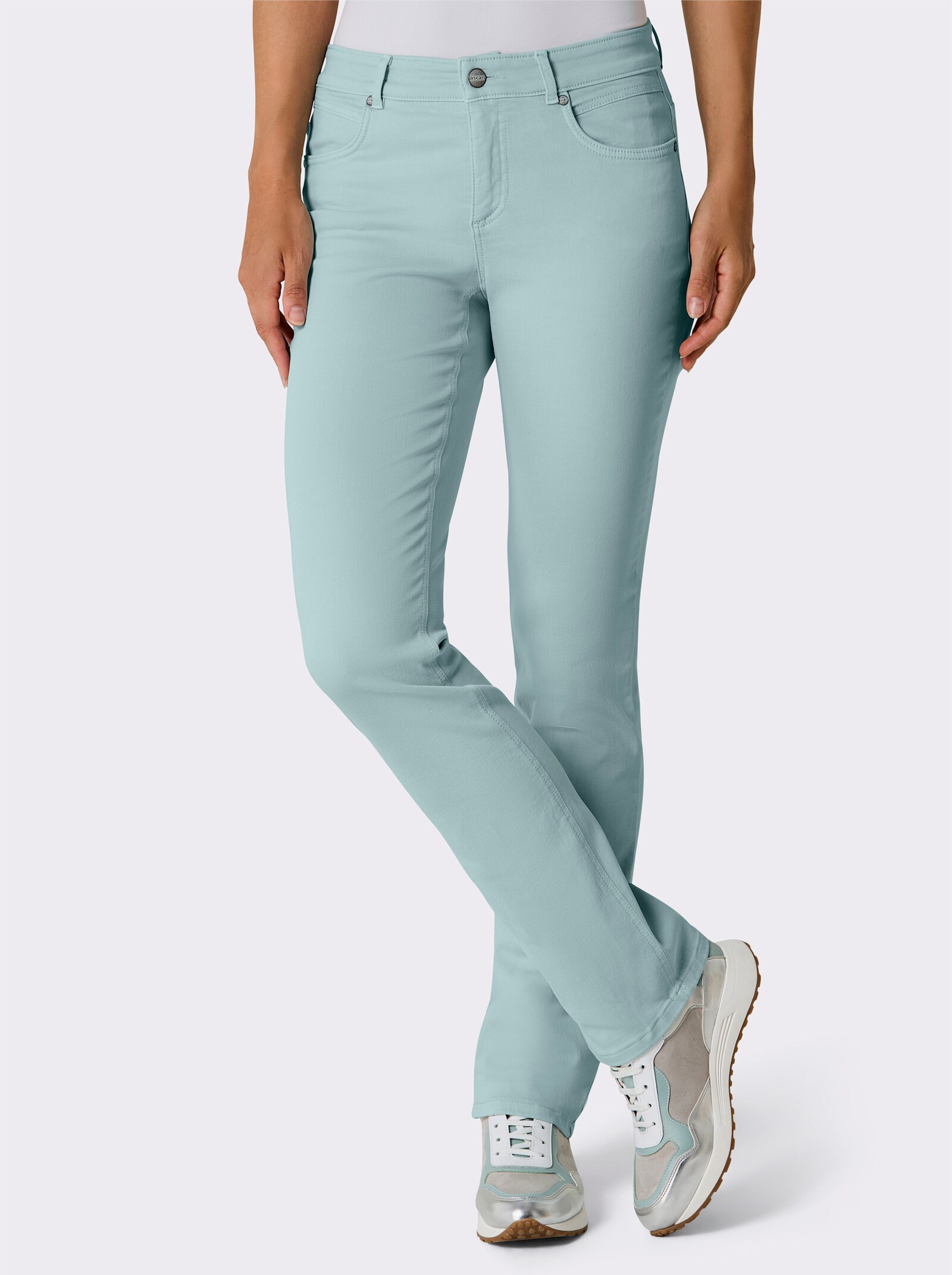 Ascari Jeans in Superstretch-Qualität - kalkmint