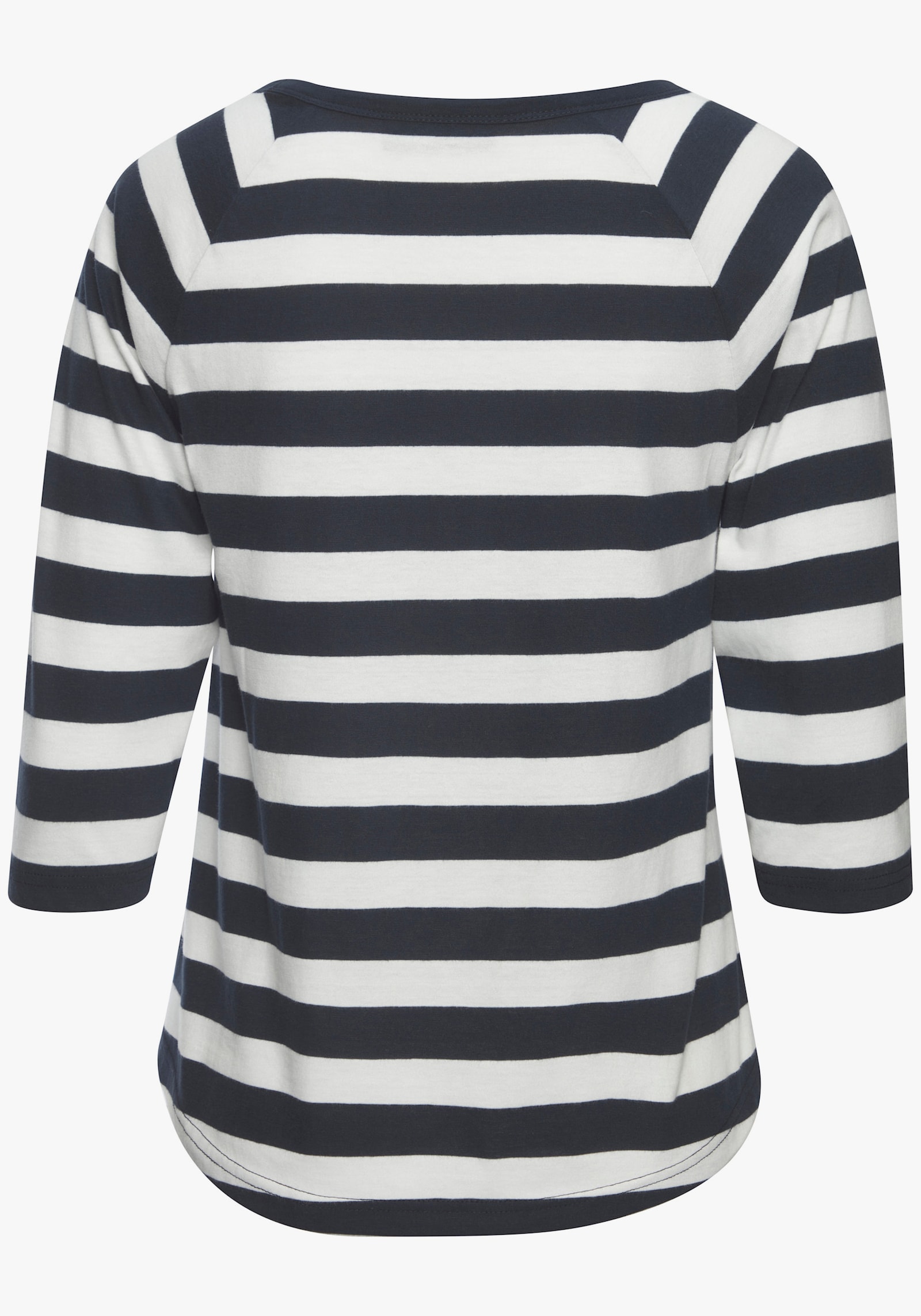 Elbsand 3/4-Arm-Shirt - creme-marine gestreift