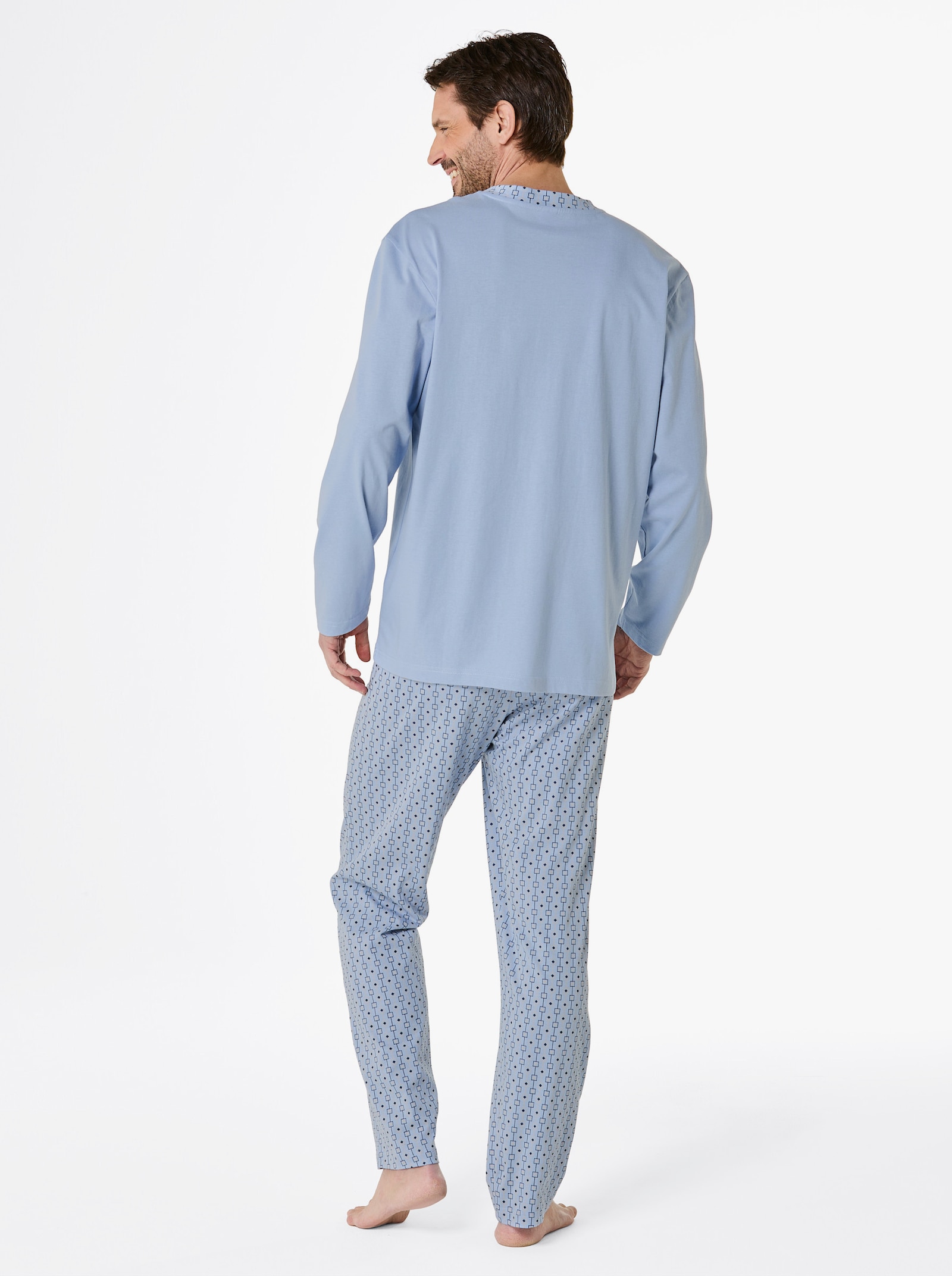 KINGsCLUB Pyjama in set van 2 - bleu gedessineerd