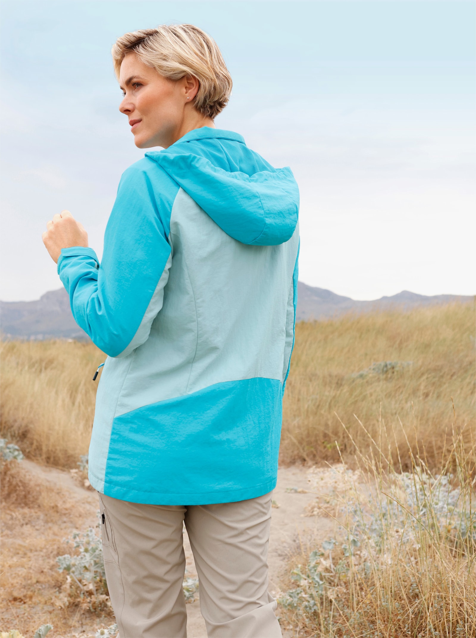 Catamaran Sports Funktionsjacke mit 1 Reissverschluss-Innentasche - kalkmint-türkis