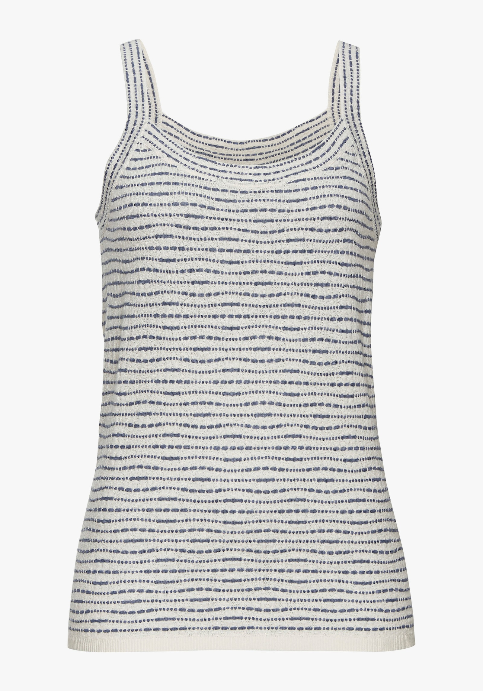 Vivance Stricktop - creme-rauchblau