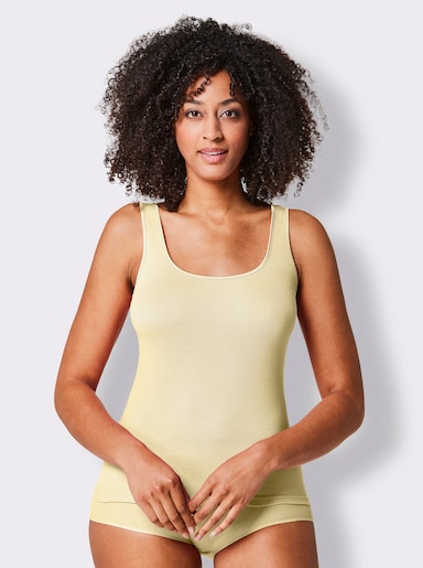 Nina von C. Achselhemd im Doppelpack - zitrone