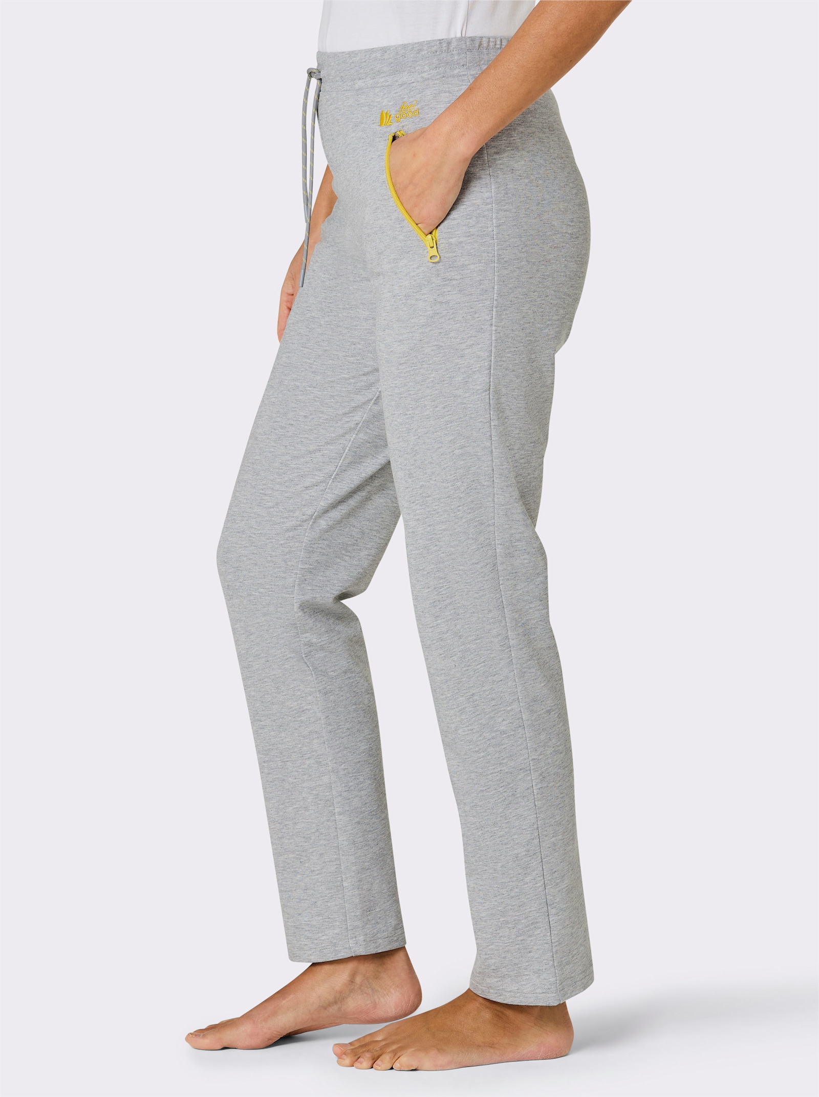 feel good Hose - grau-meliert
