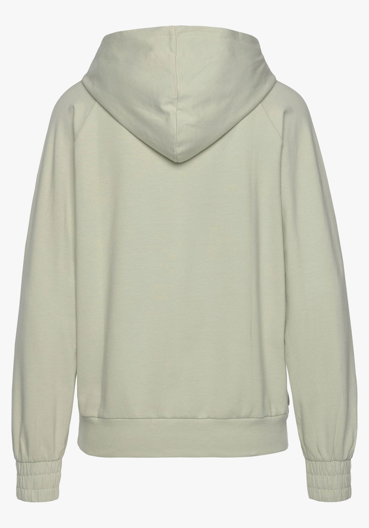 Sweatvest met capuchon - pistache